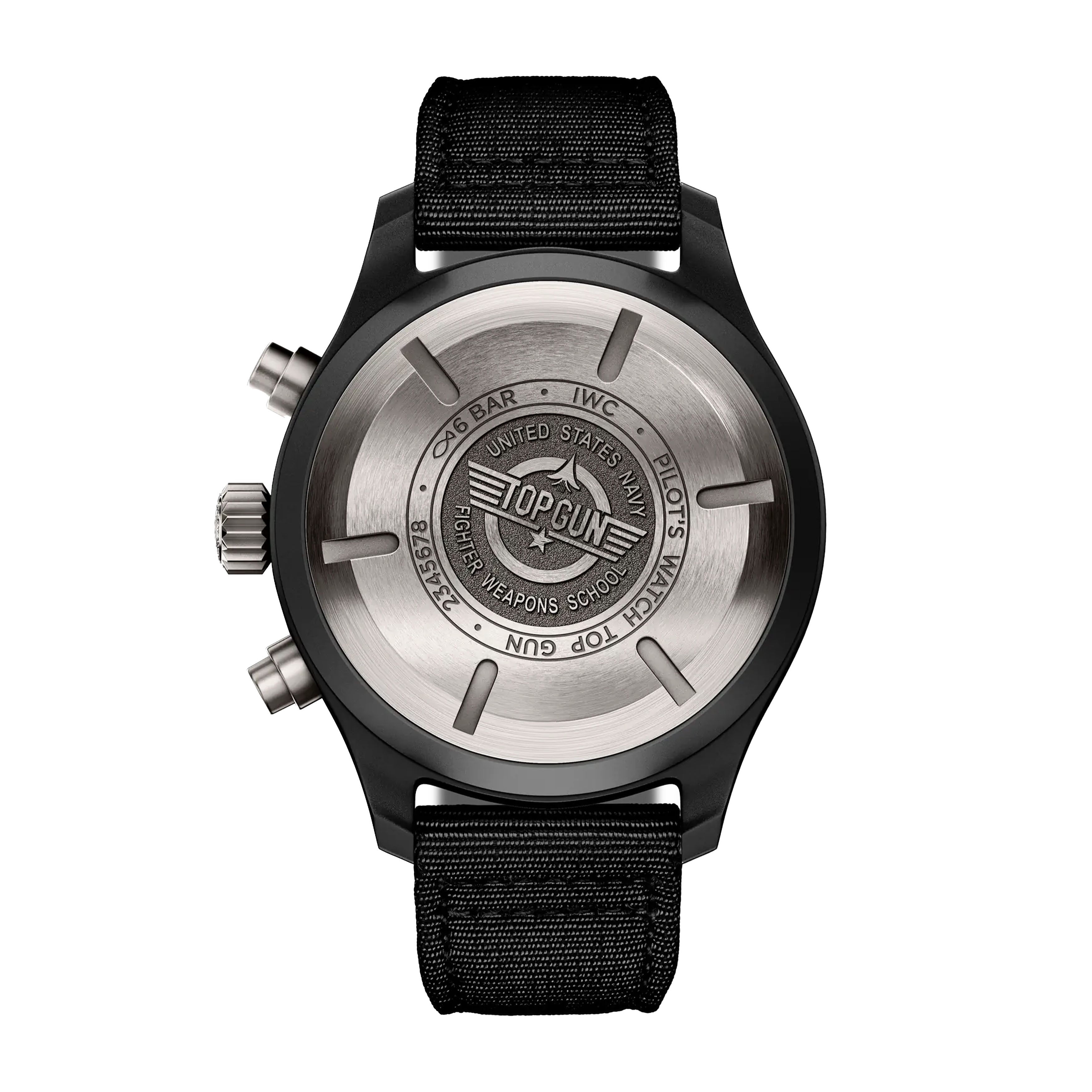 IWC Pilot’S Watch Chronograph Top Gun Watch, 44.5mm Black Dial, IW389101