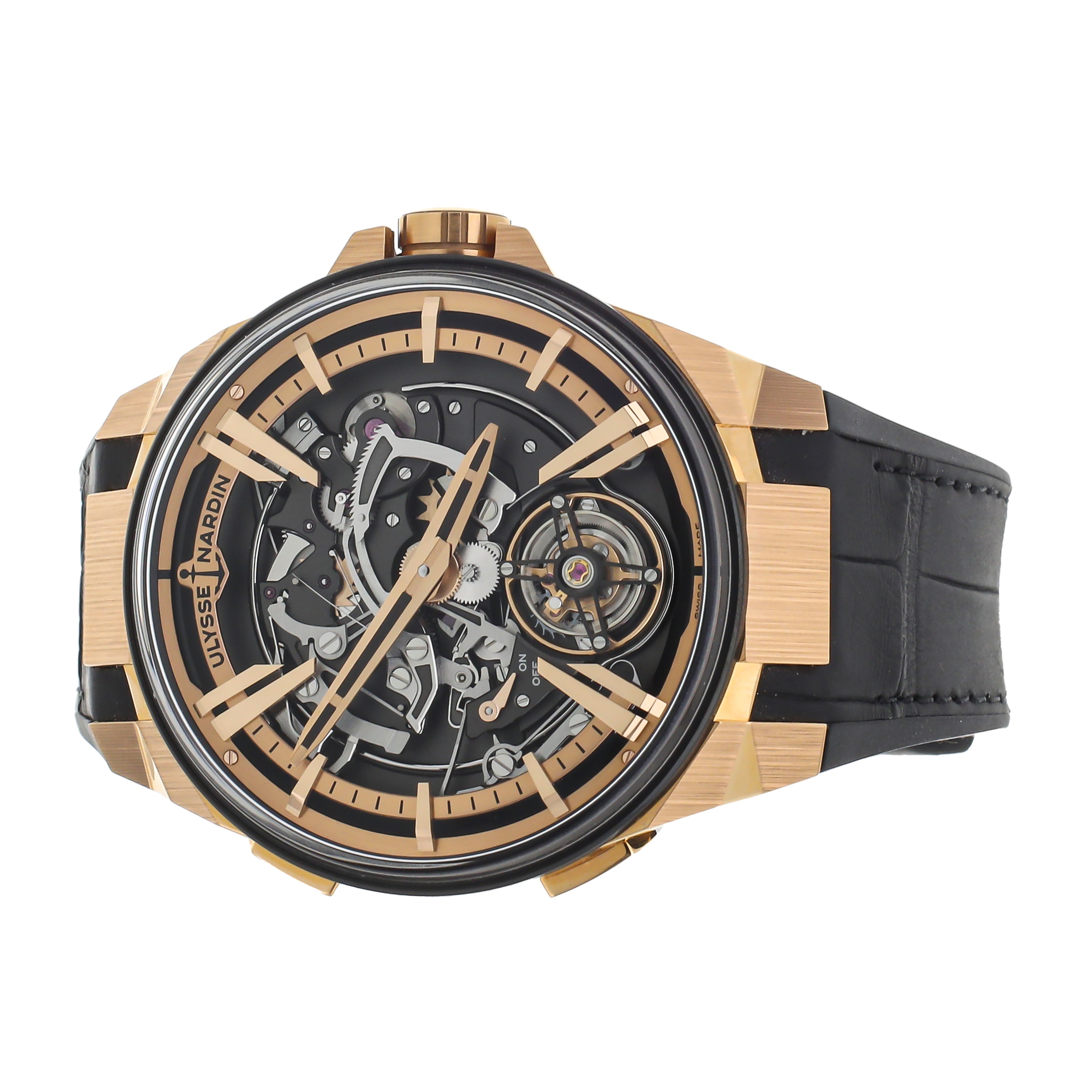 Ulysse Nardin Blast Hourstriker Watch 45mm Black Dial 6215 400 02