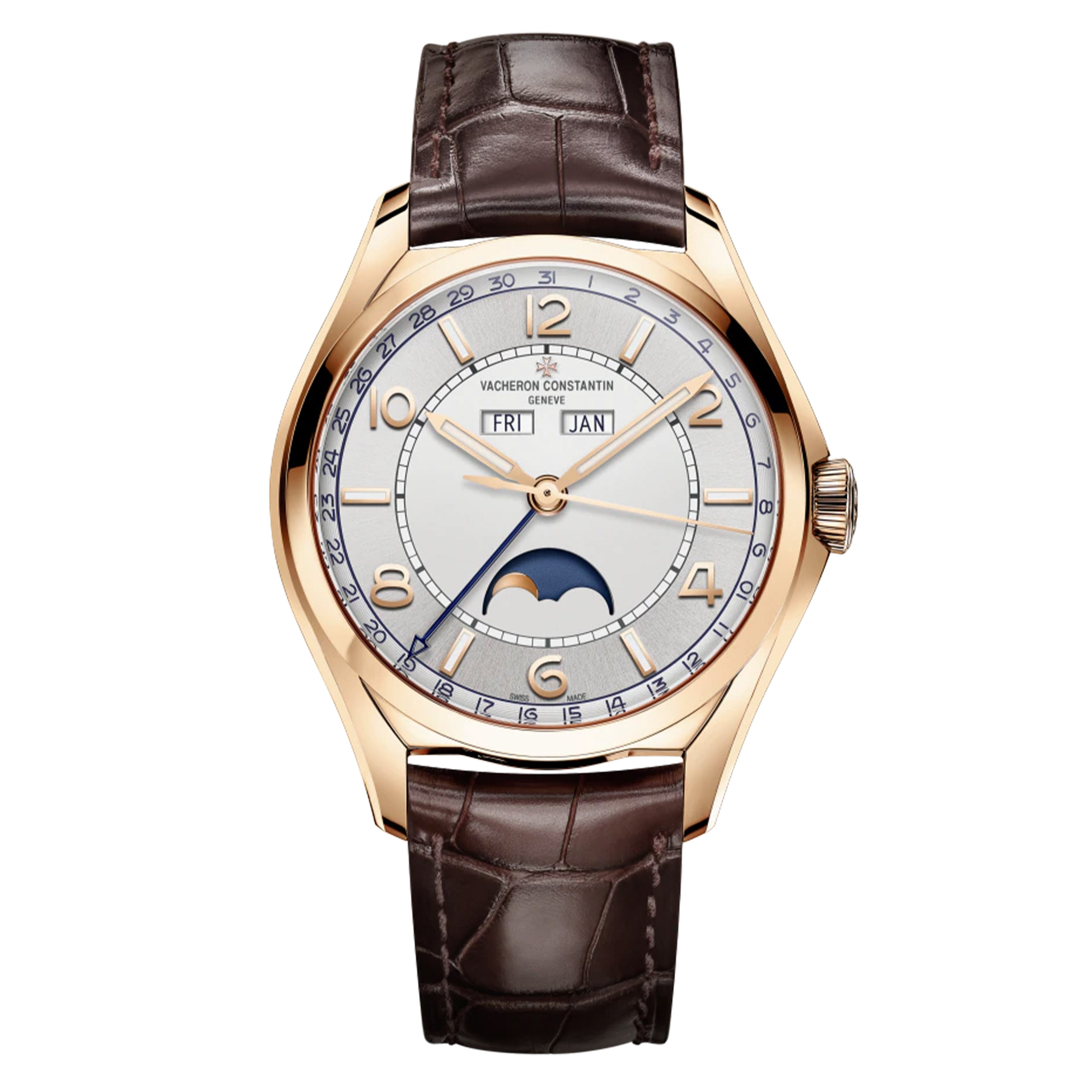 Vacheron Constantin Fiftysix Complete Calendar Watch, 40mm Silver Dial, 4000E/000R-B438