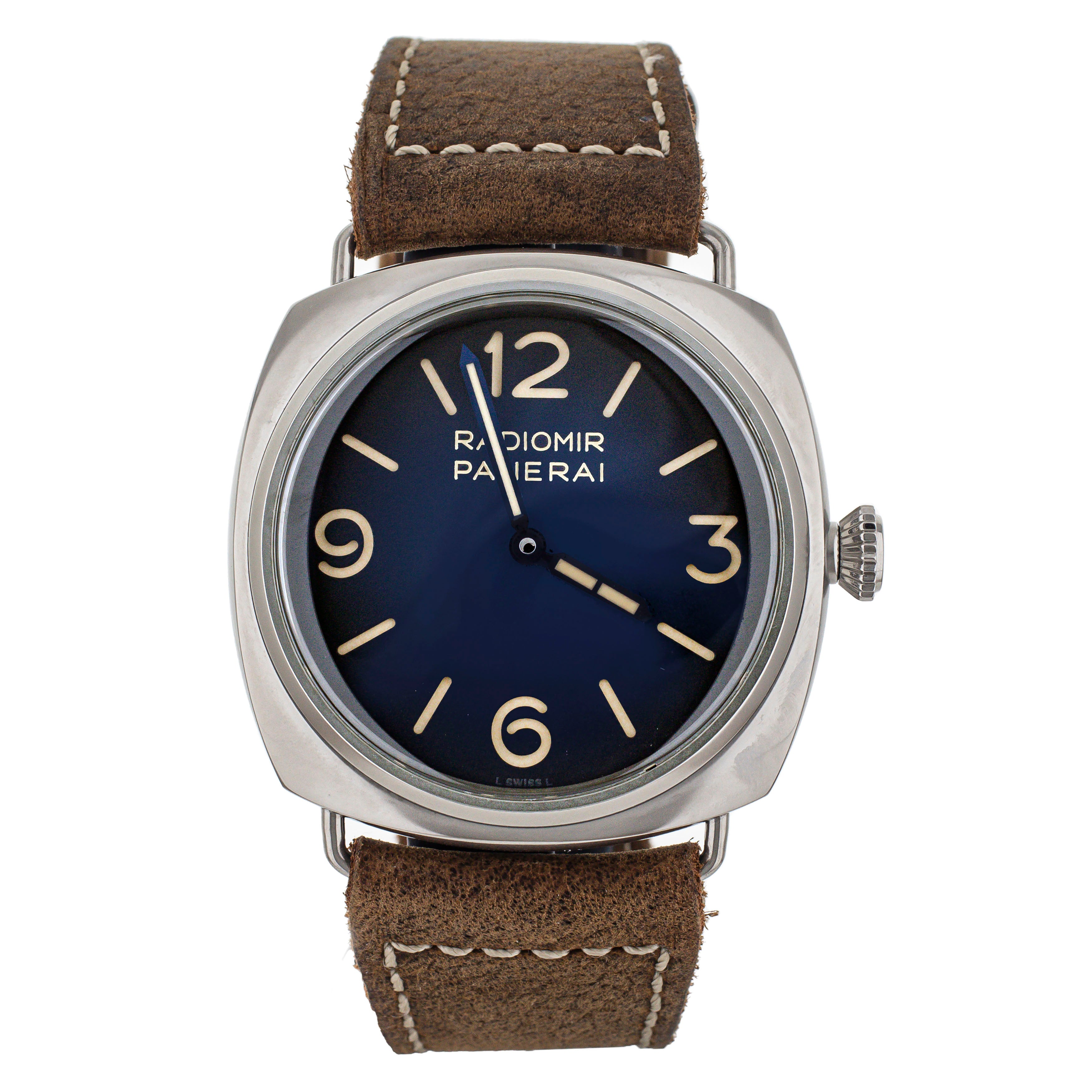 Panerai Radiomir Origine Blue Dial Manual Wind 45mm PAM01335 Full Set