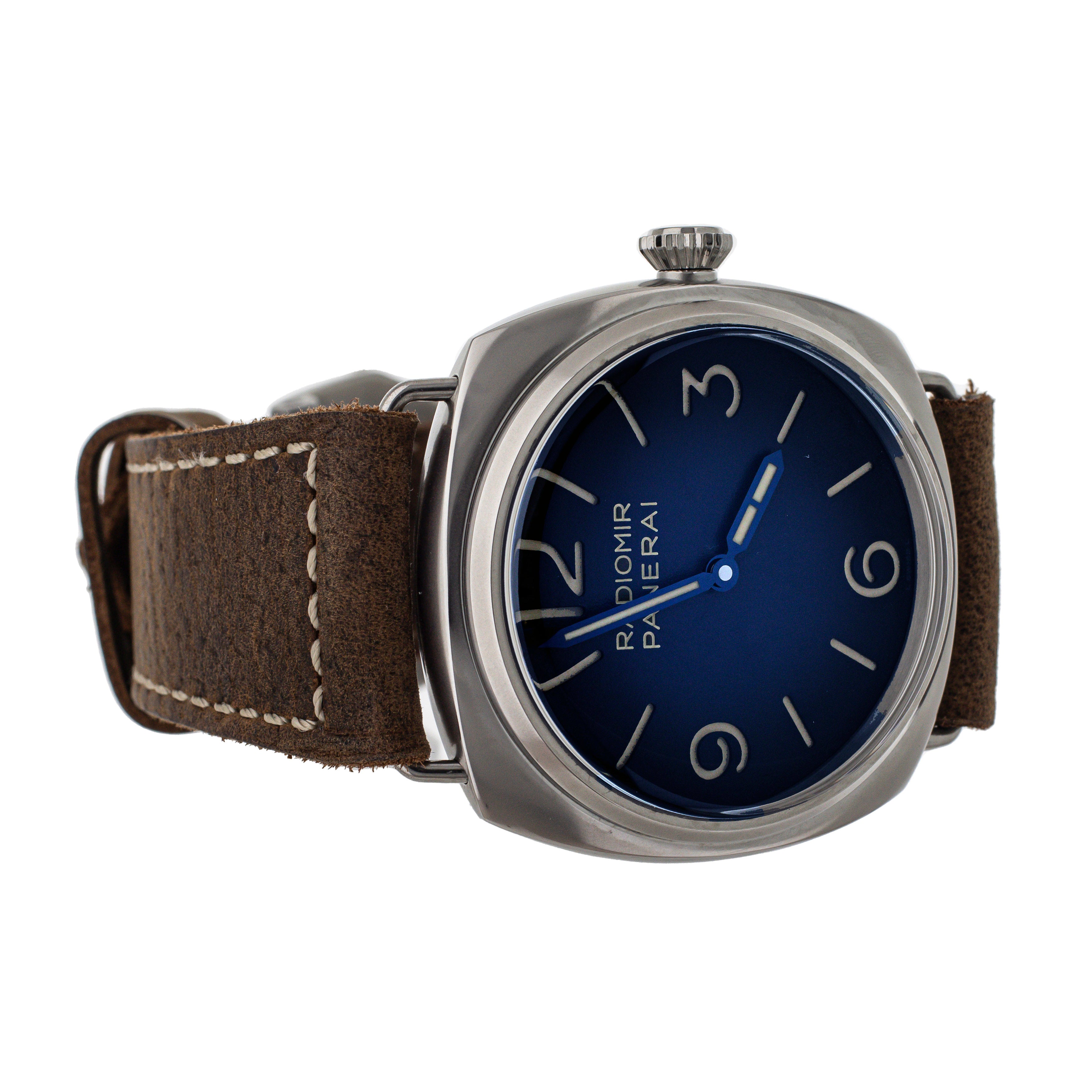 Panerai Radiomir Origine Blue Dial Manual Wind 45mm PAM01335 Full Set