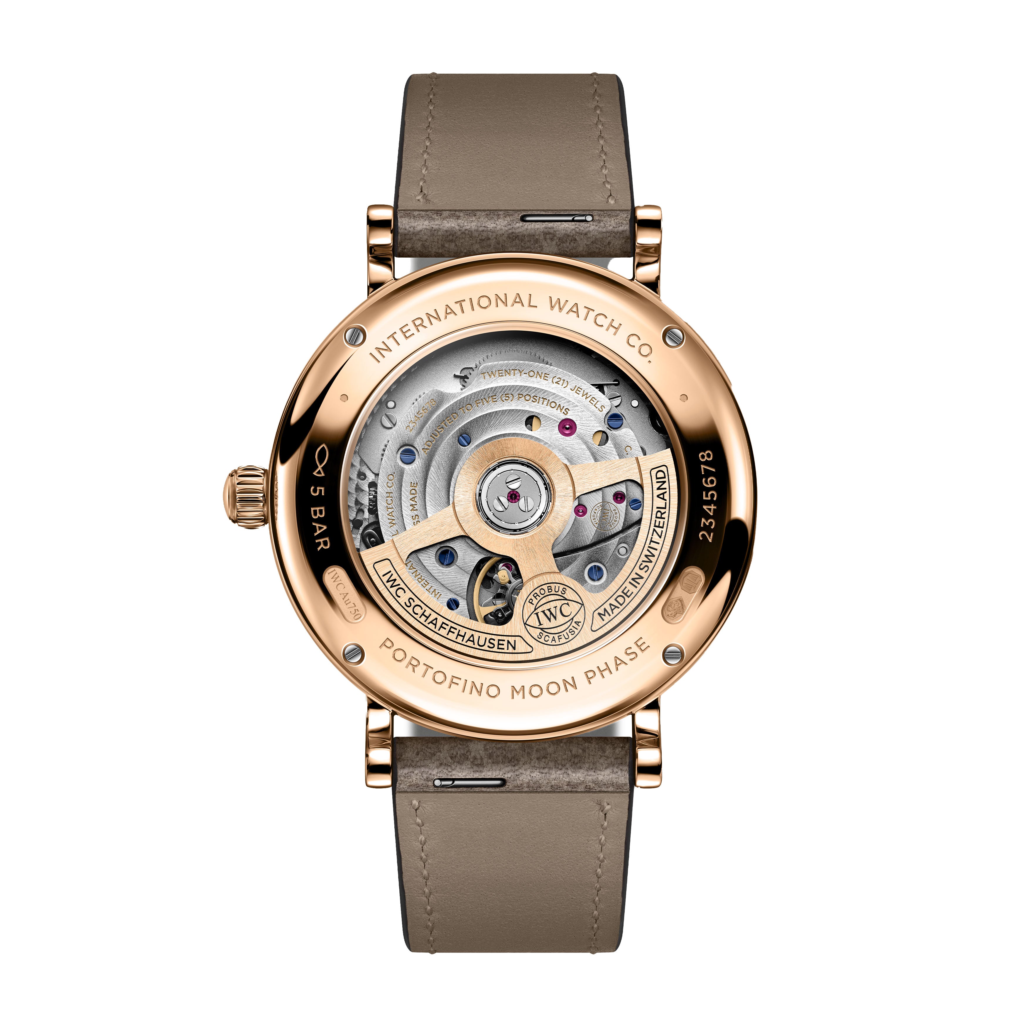 IWC Portofino Moonphase Watch, 37mm Silver Dial, IW659602