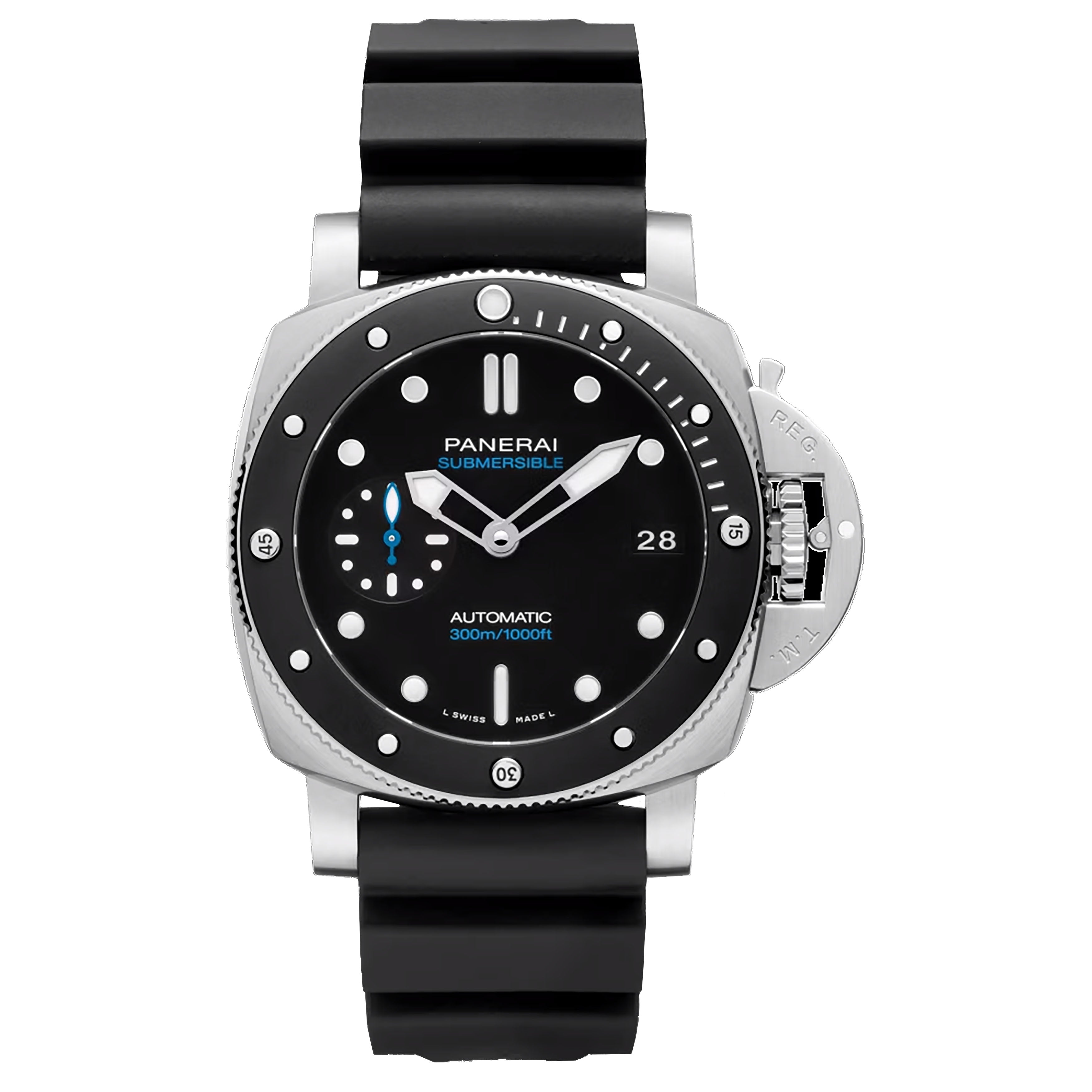 Panerai Submersible Watch, 42mm Black Dial, PAM02683