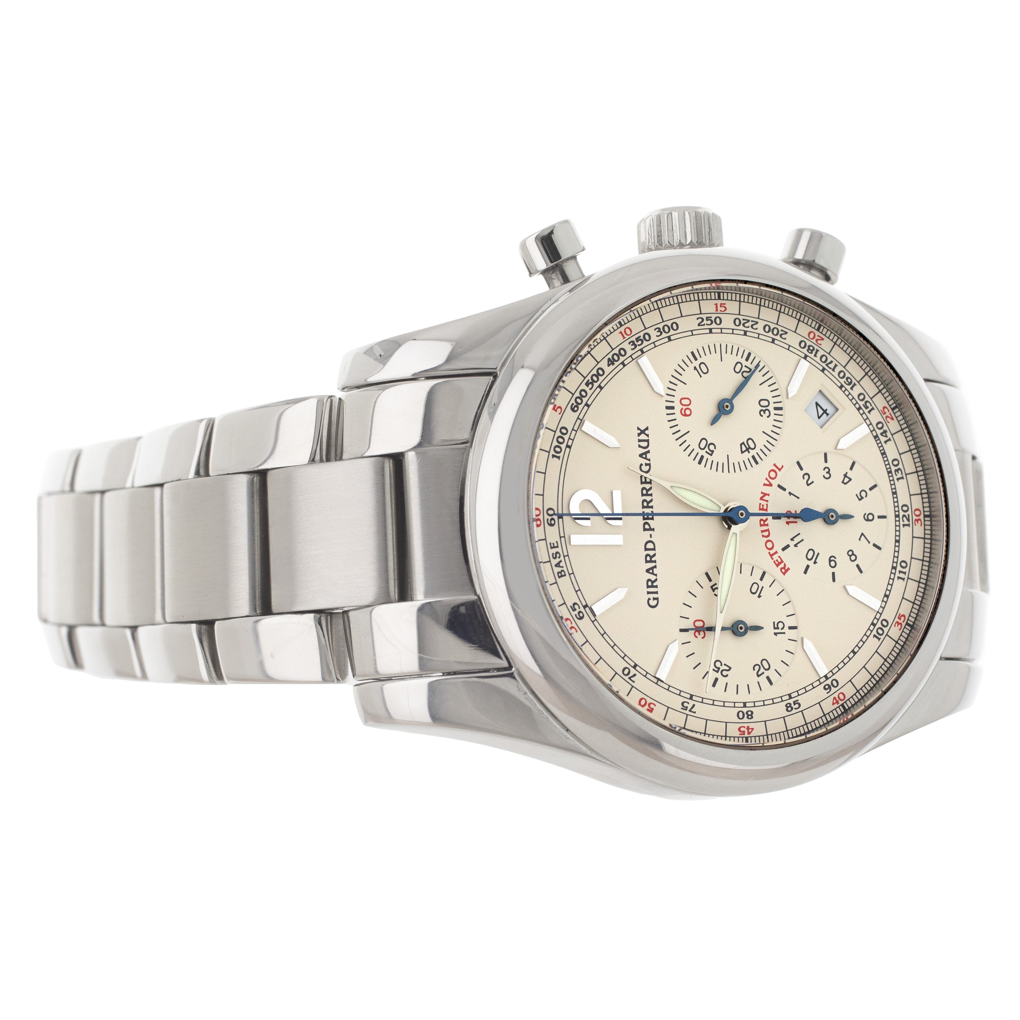 Girard Perregaux Elegance Flyback Chronograph Stainless Steel 40mm 495