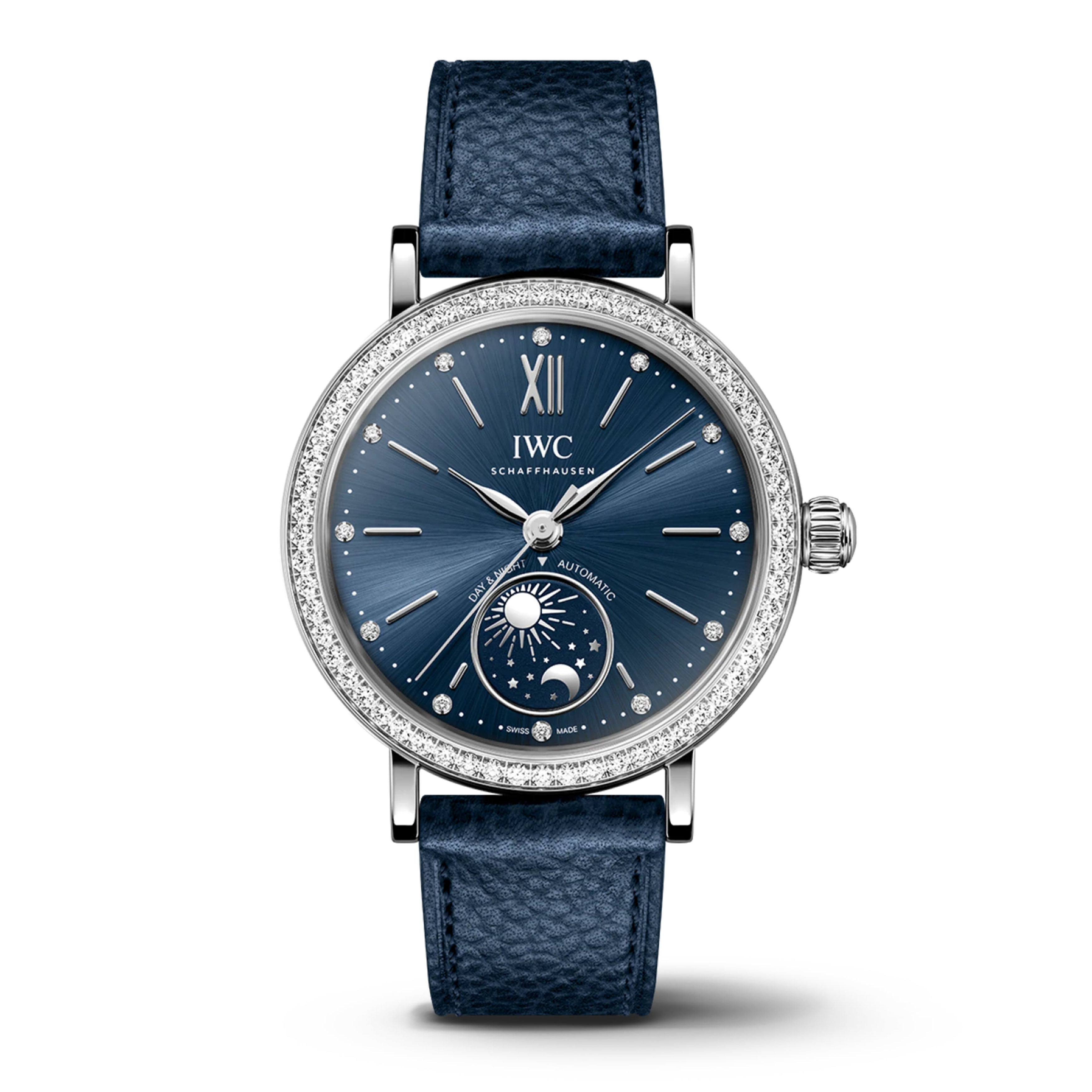 IWC Portofino Automatic Day & Night 34 Watch, 34mm Blue Dial, IW659801