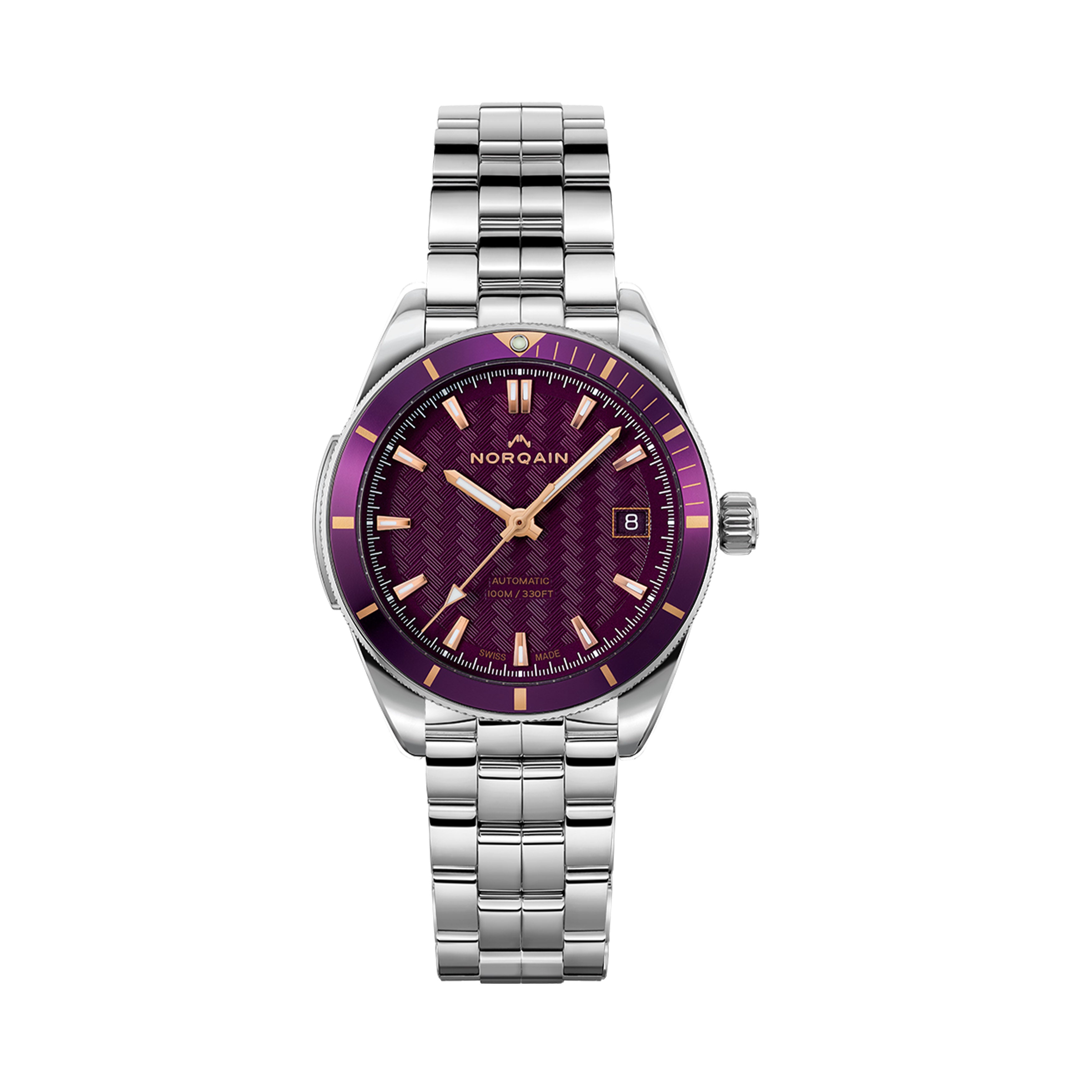 Norqain Adventure Sport Watch, 37mm Purple Dial, N1800A86GA/P183/182S