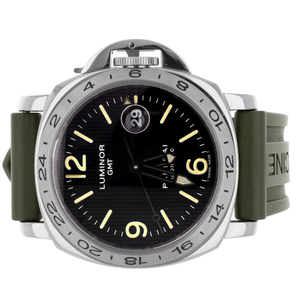 Panerai Luminor GMT Tuxedo Dial Stainless Steel PAM00029 44mm Watch Only