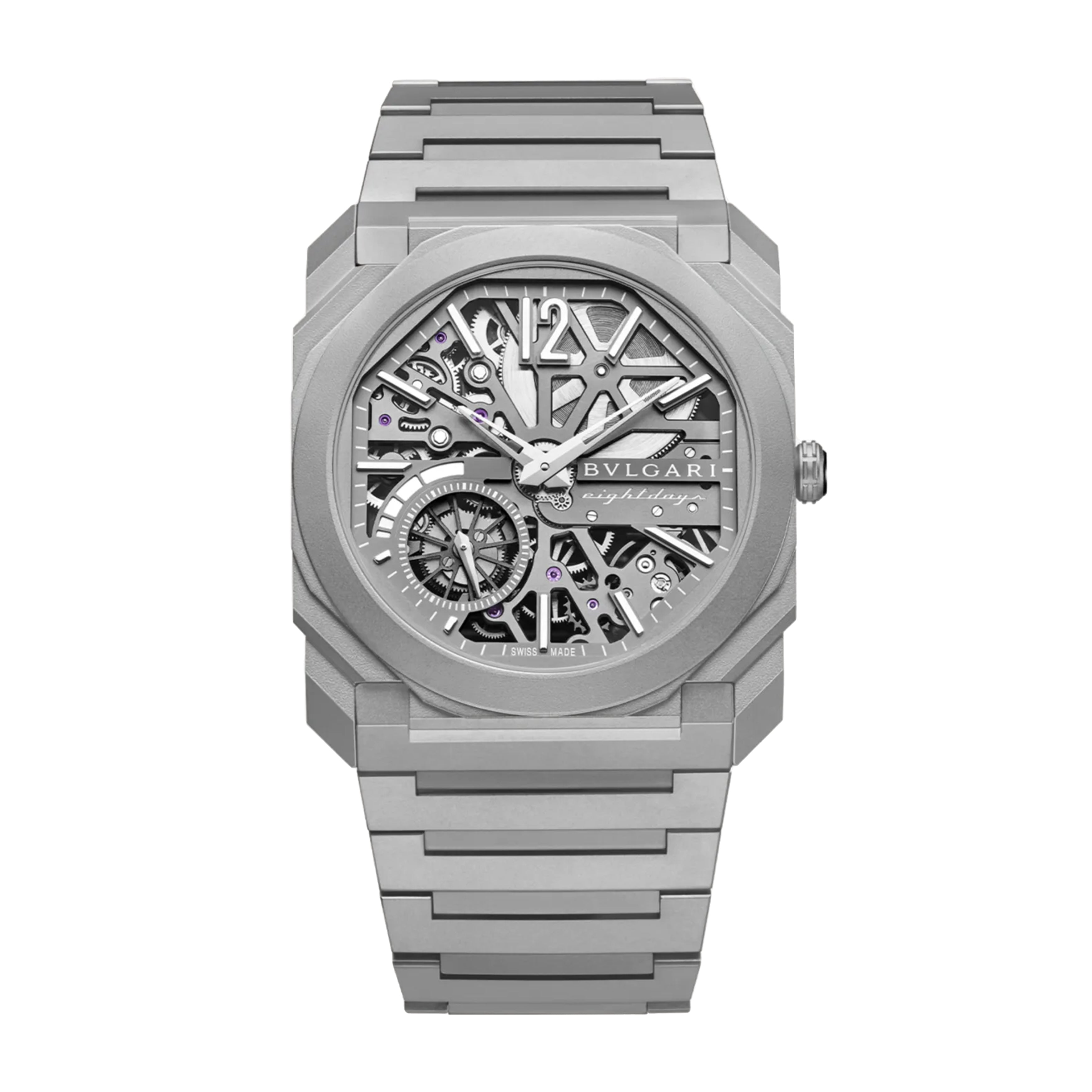 Bulgari Octo Finissimo Skeleton 8 Days Watch, 40mm Skeleton Dial, 103610