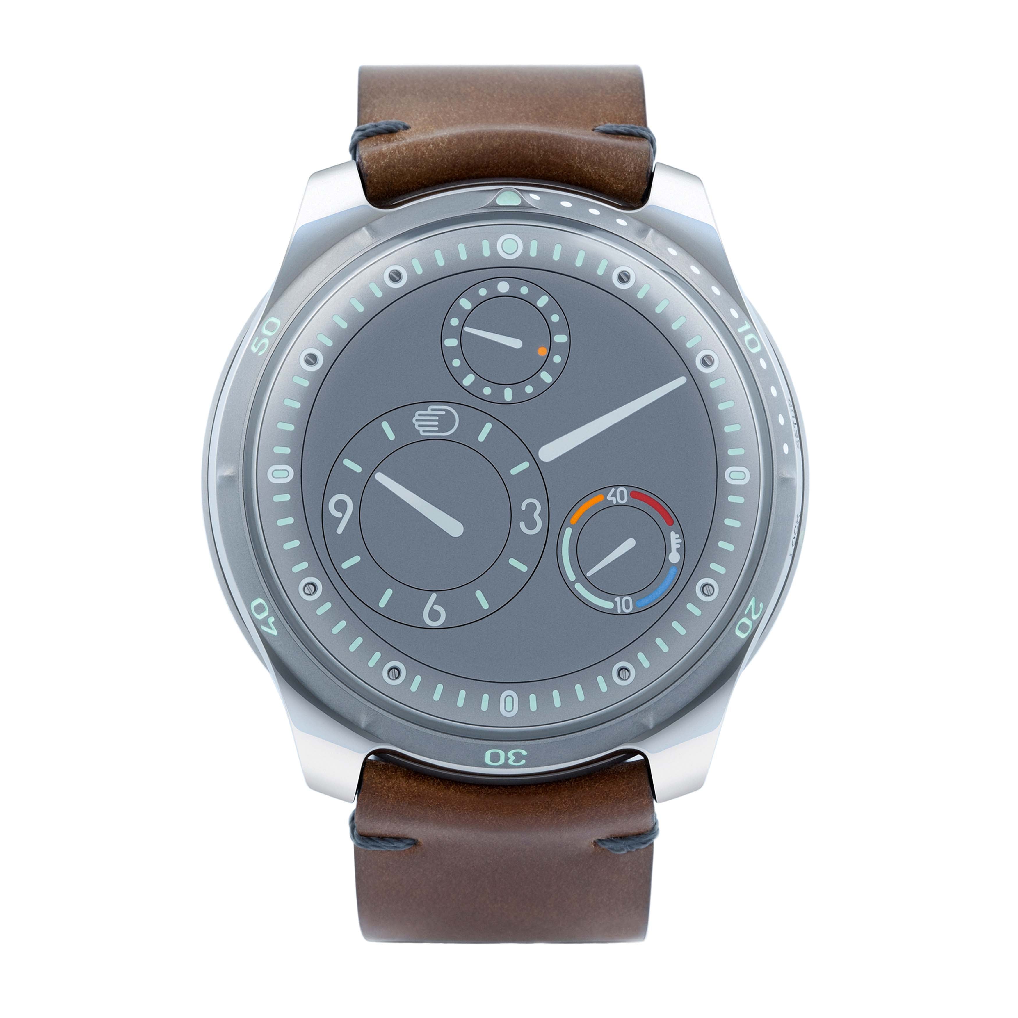 Ressence Type 5 Watch 44mm Gray Dial Type 5.1 G