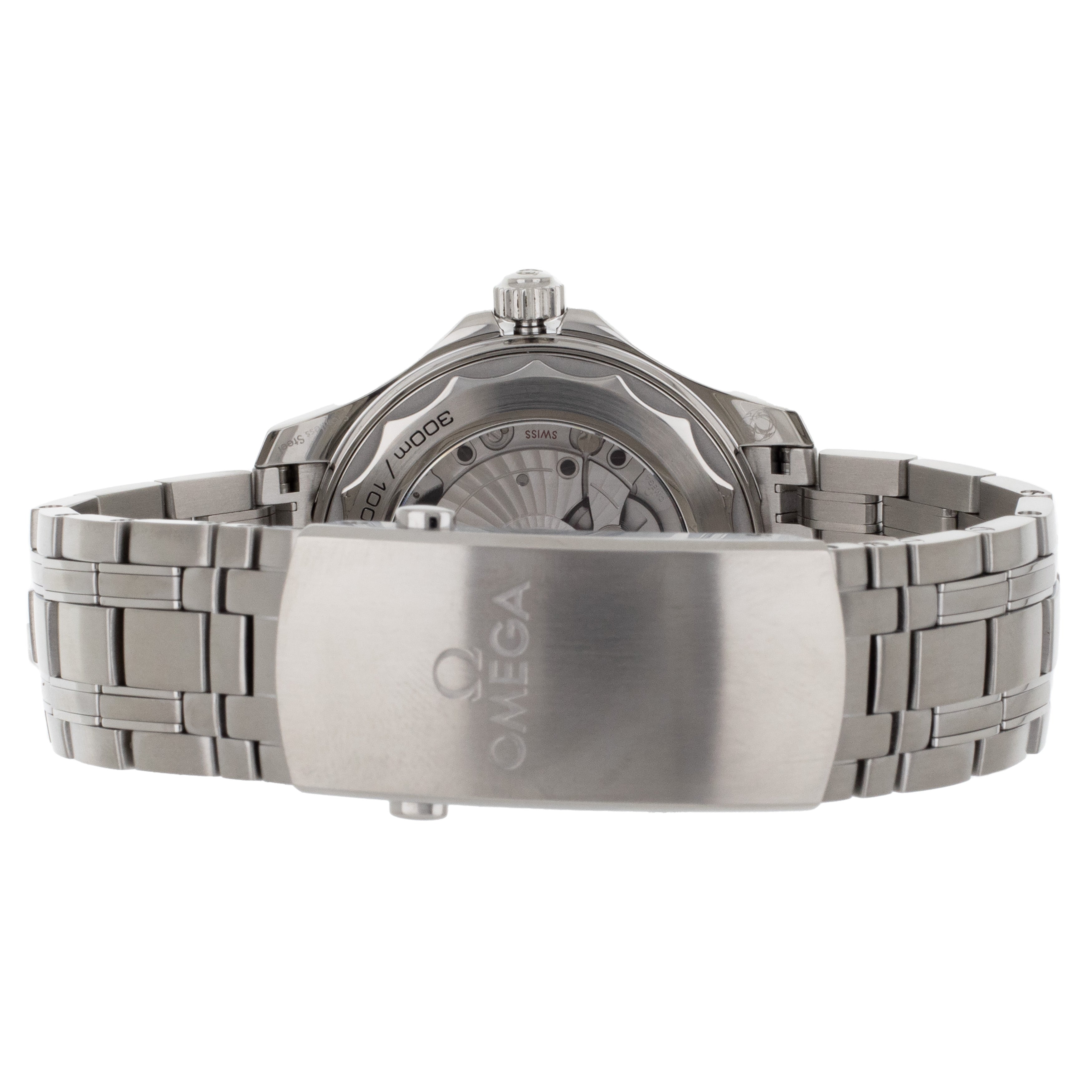 Omega Seamaster 300m Stainless Steel Bracelet Gray Dial 21030422006001 Full Set