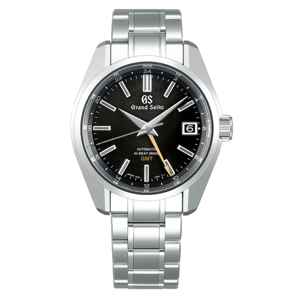 Grand Seiko Heritage GMT Mt. Iwate Watch, 40mm Black Dial, SBGJ265