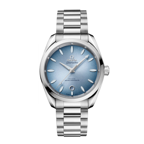 Omega Seamaster Aqua Terra 150m Watch, 38mm Summer Blue Dial, 22010382003004