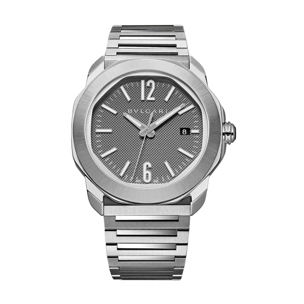 Bulgari Octo Roma Watch, 41mm Gray Dial, 103738