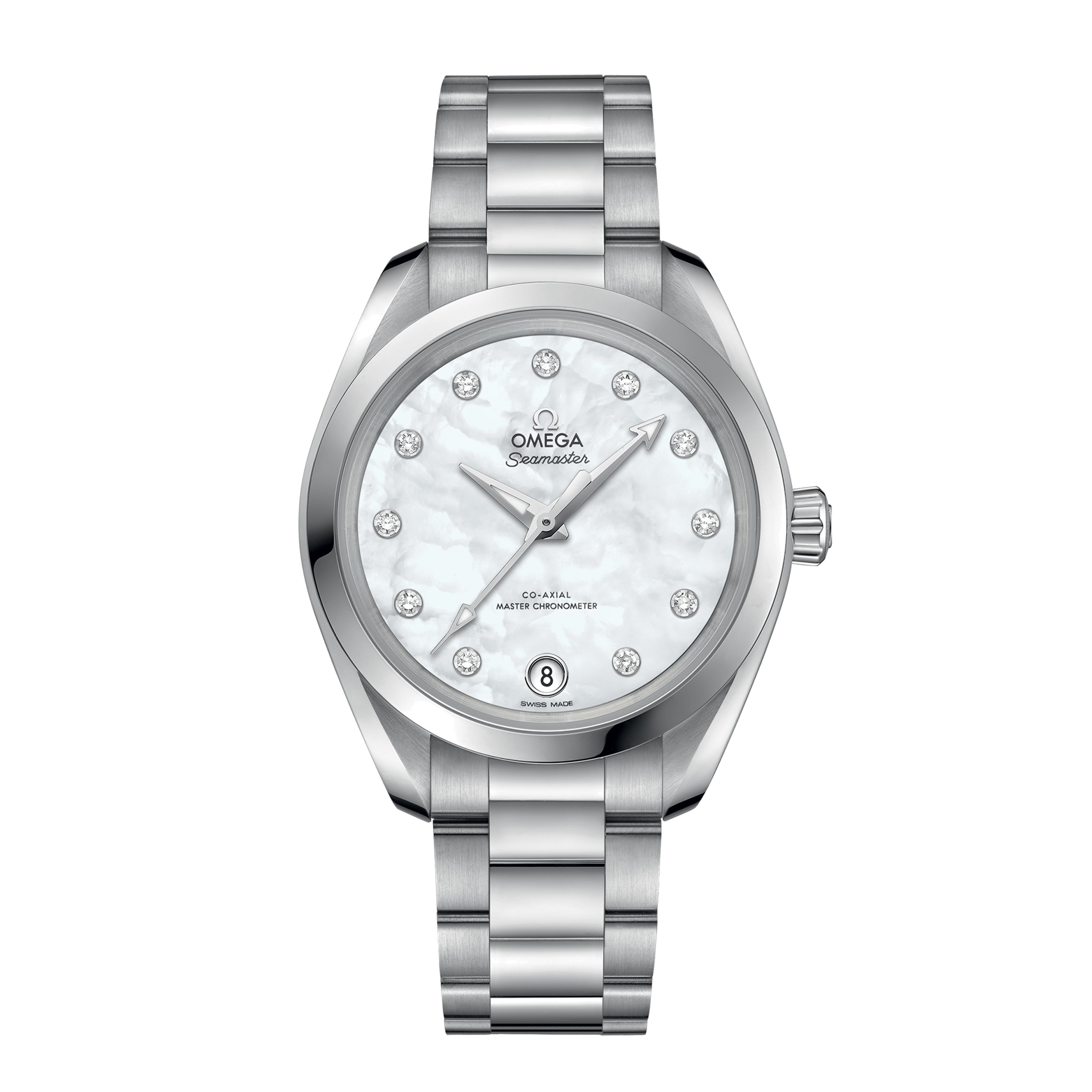 Omega Seamaster Aqua Terra Watch 34mm Mother of Pearl Dial 22010342055001