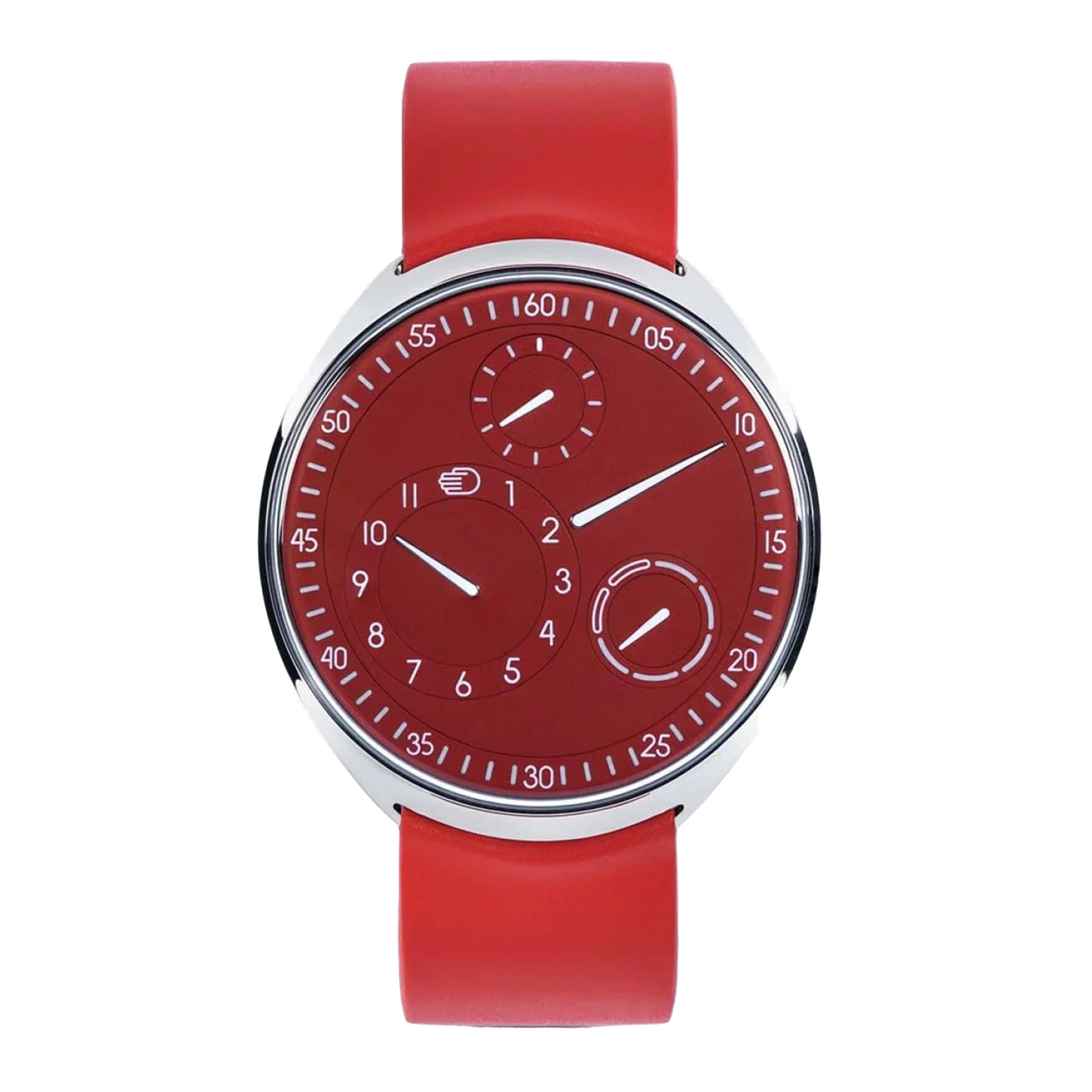 Ressence Type 1 Slim Watch 42mm Red Dial Type 1.3 Slim Red