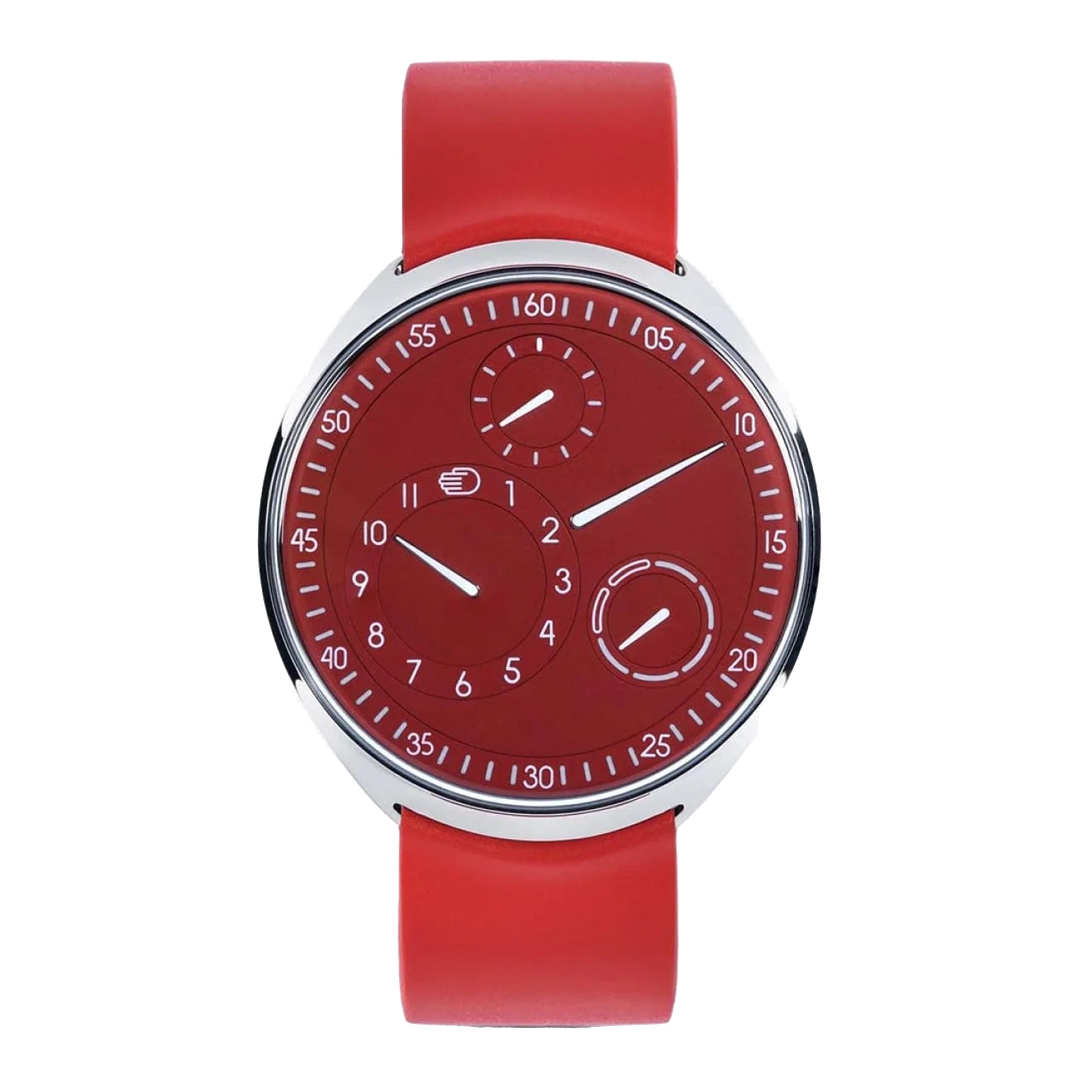 Ressence Type 1 Slim Watch, 42mm Red Dial, Type 1.3 Slim Red