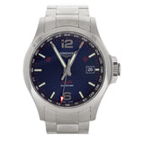 Longines Conquest V.H.P. GMT Stainless Steel Blue Dial 43mm L3.728.4.96.6 Full Set