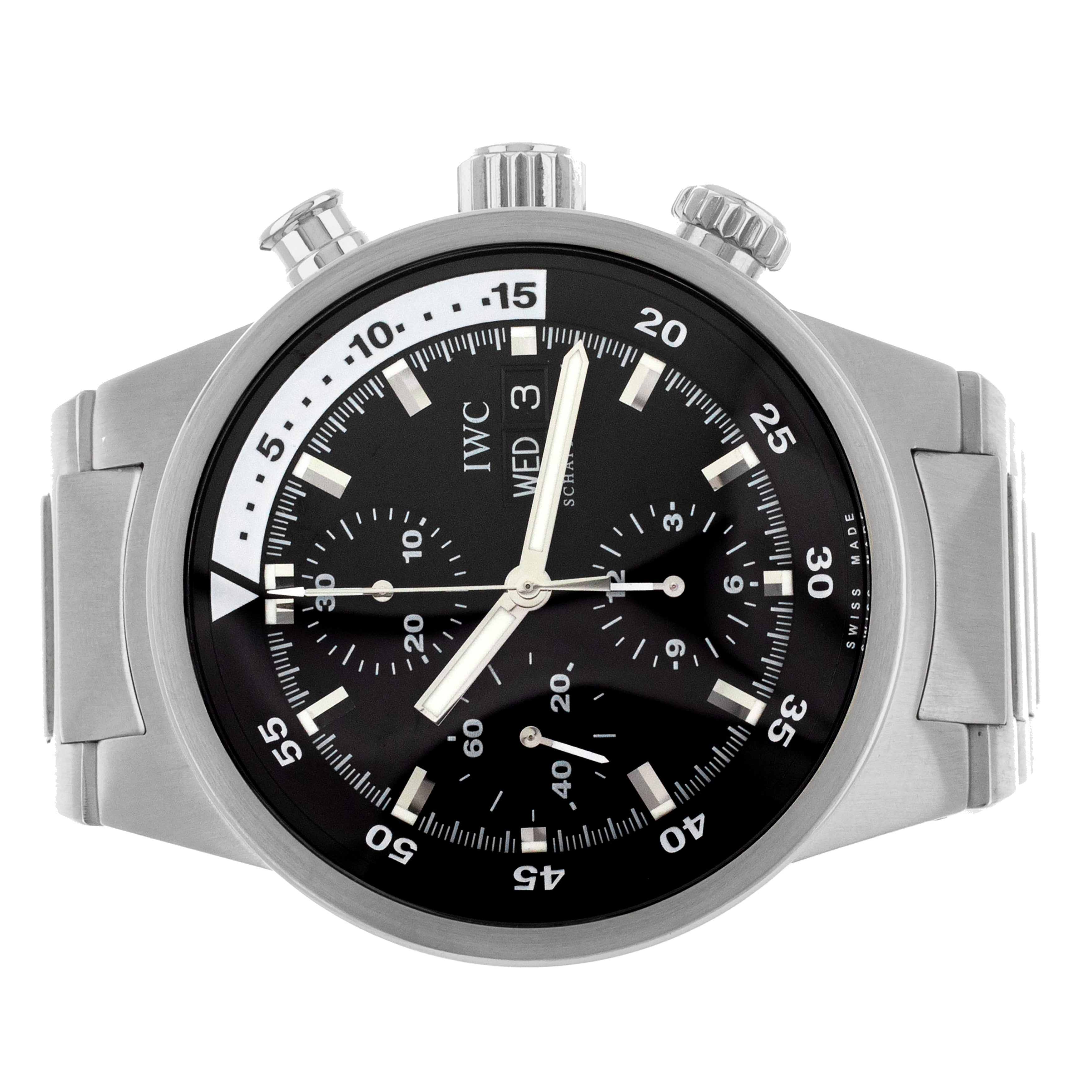 Iwc discount aquatimer black