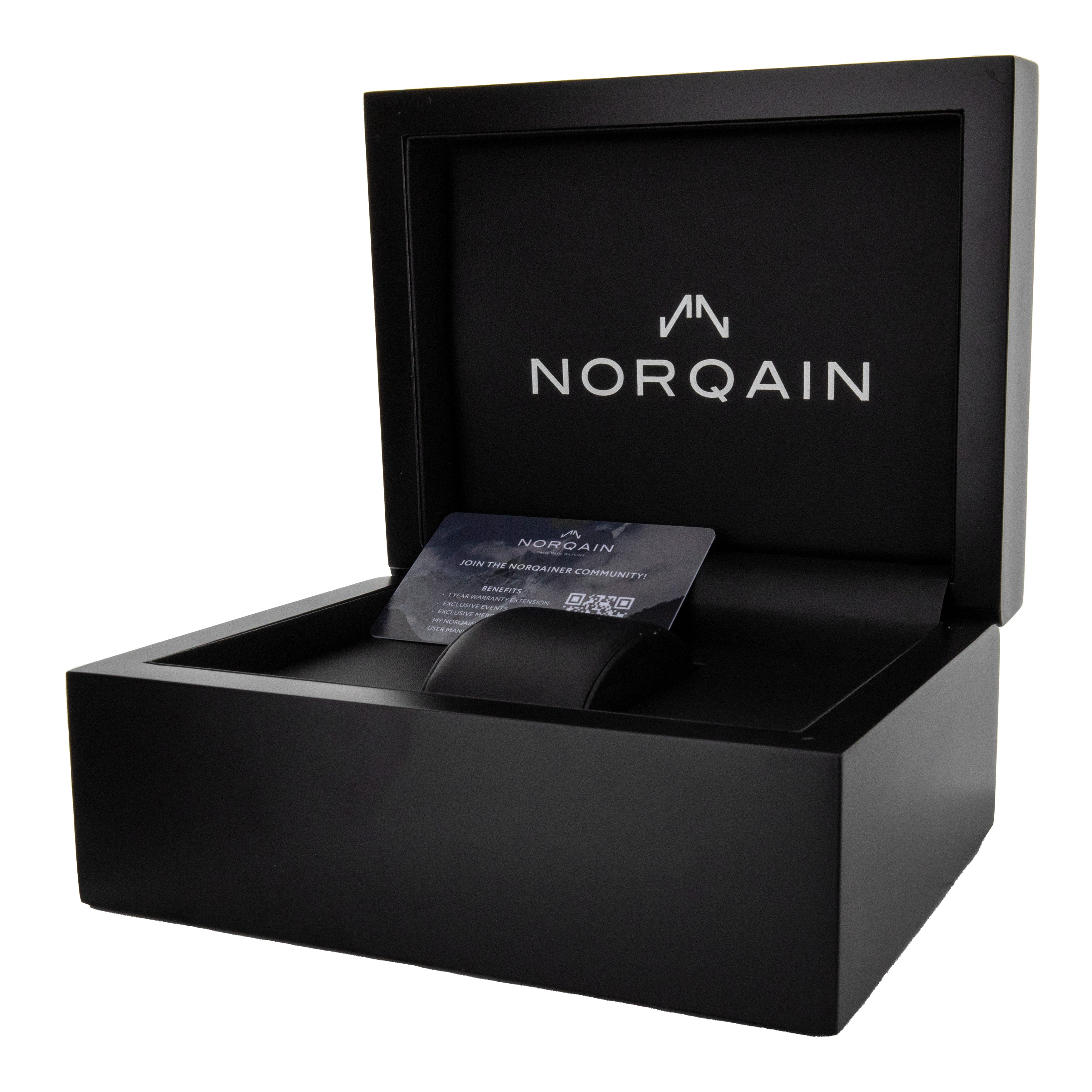 Norqain Independence Stainless Steel Skeleton Dial 42mm N3000S03A Full Set