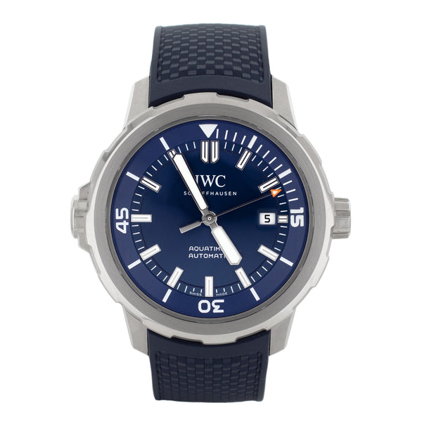 IWC Aquatimer Automatic Stainless Steel Blue Dial 42mm IW328801 Full Set