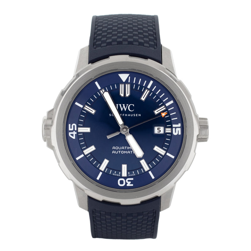 IWC Aquatimer Automatic Stainless Steel Blue Dial 42mm IW328801 Full Set