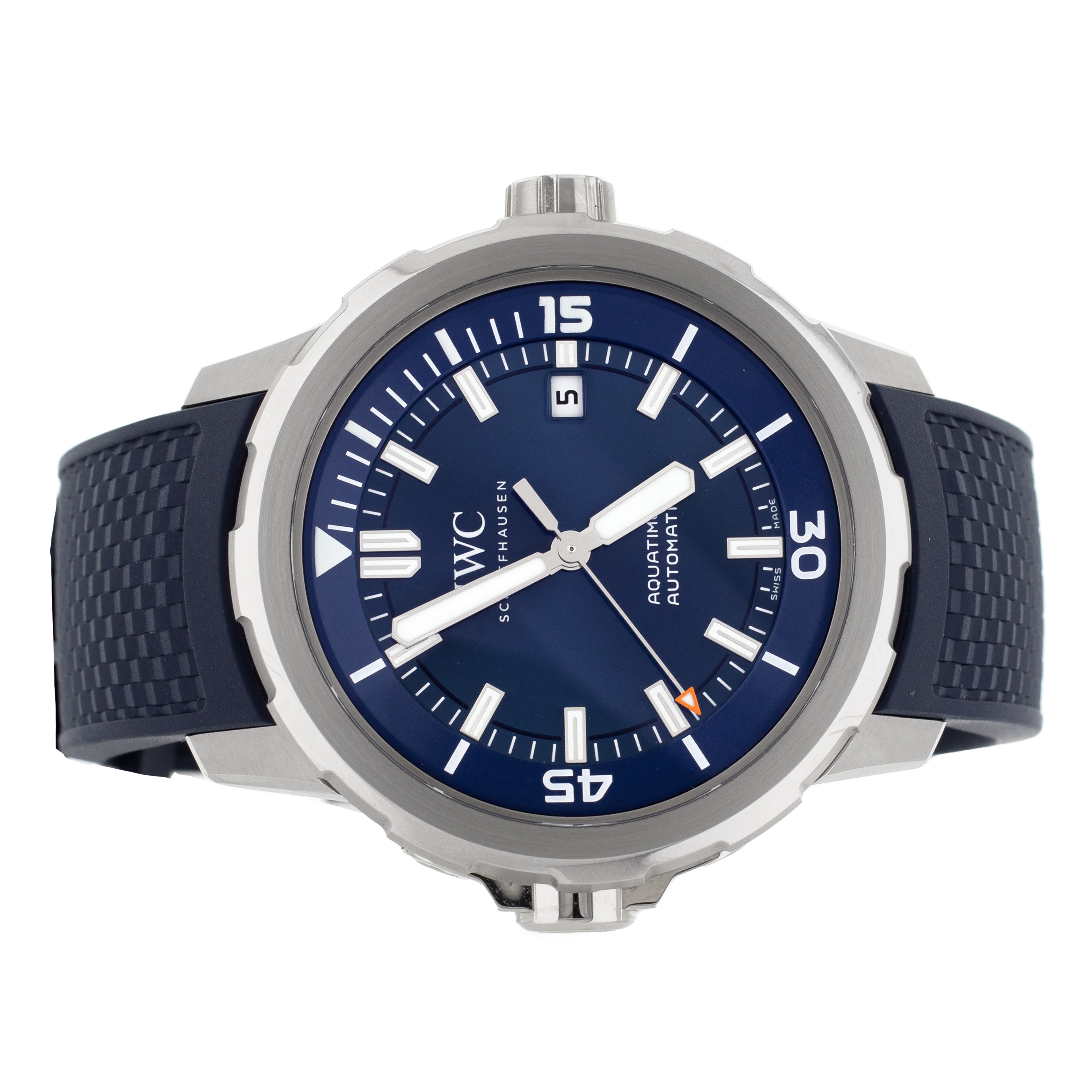 IWC Aquatimer Automatic Stainless Steel Blue Dial 42mm IW328801 Full Set