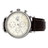IWC Portofino Chronograph Stainless Steel Silver Dial 42mm IW391027 Full Set
