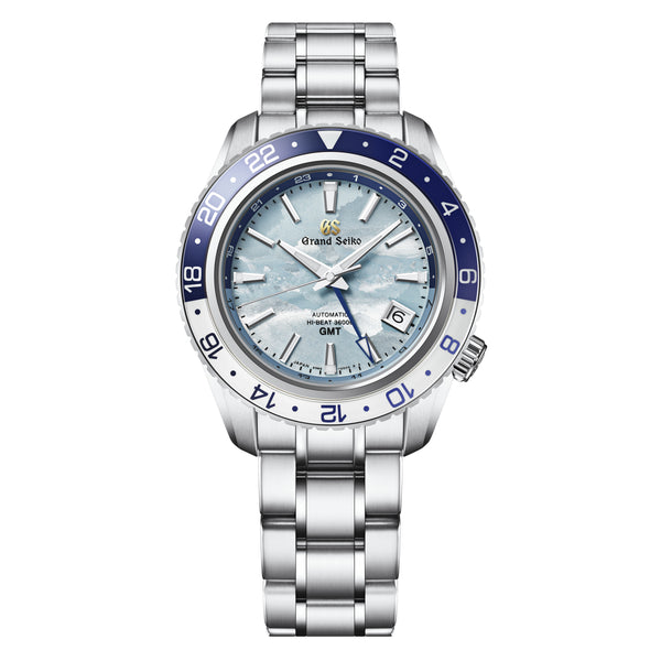 Grand Seiko Sport Collection GMT Mt.Iwate Watch, 44.2mm Blue Dial, SBGJ275