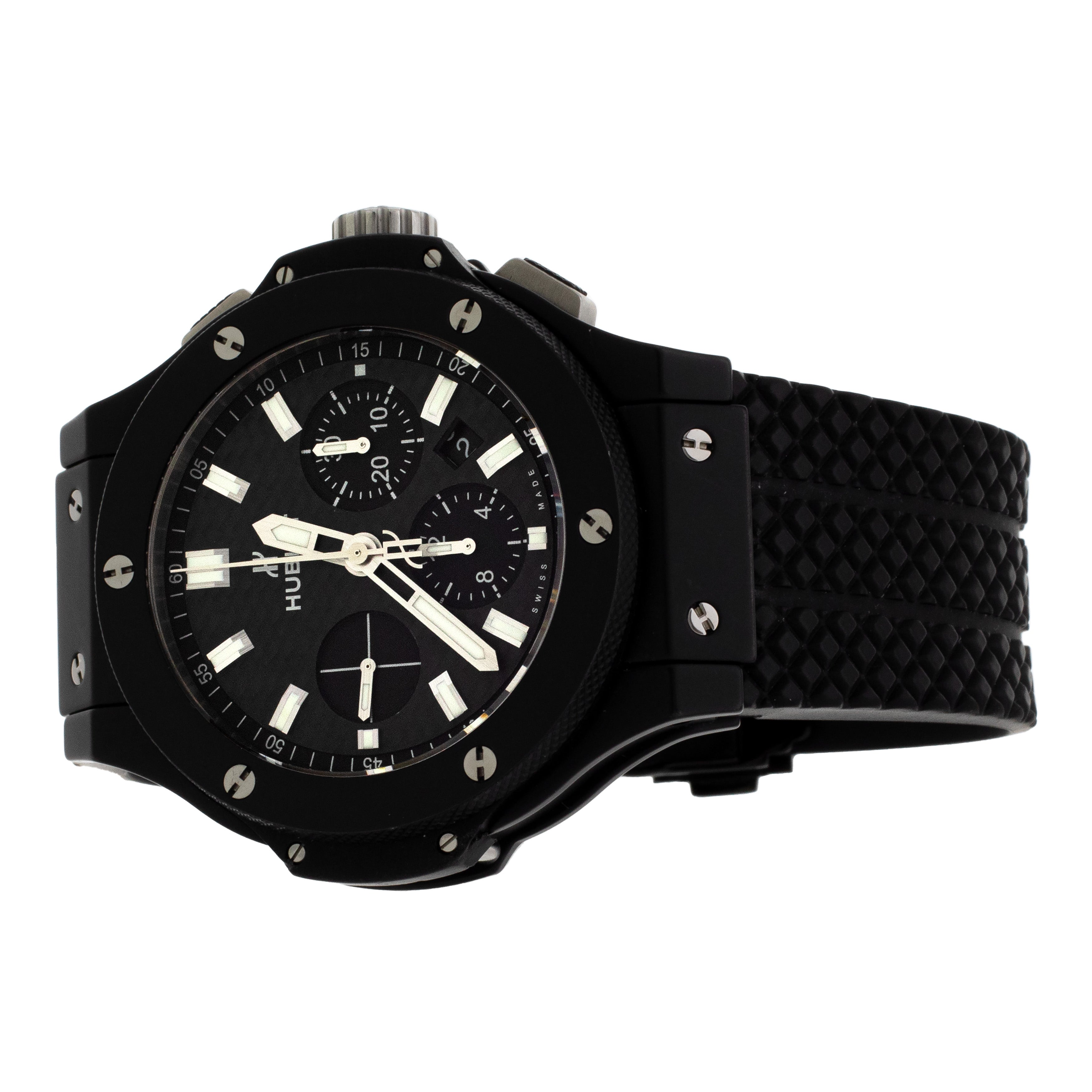 Hublot Big Bang Black Magic Ceramic Black Dial 44mm 301CI1770RX Watch Only