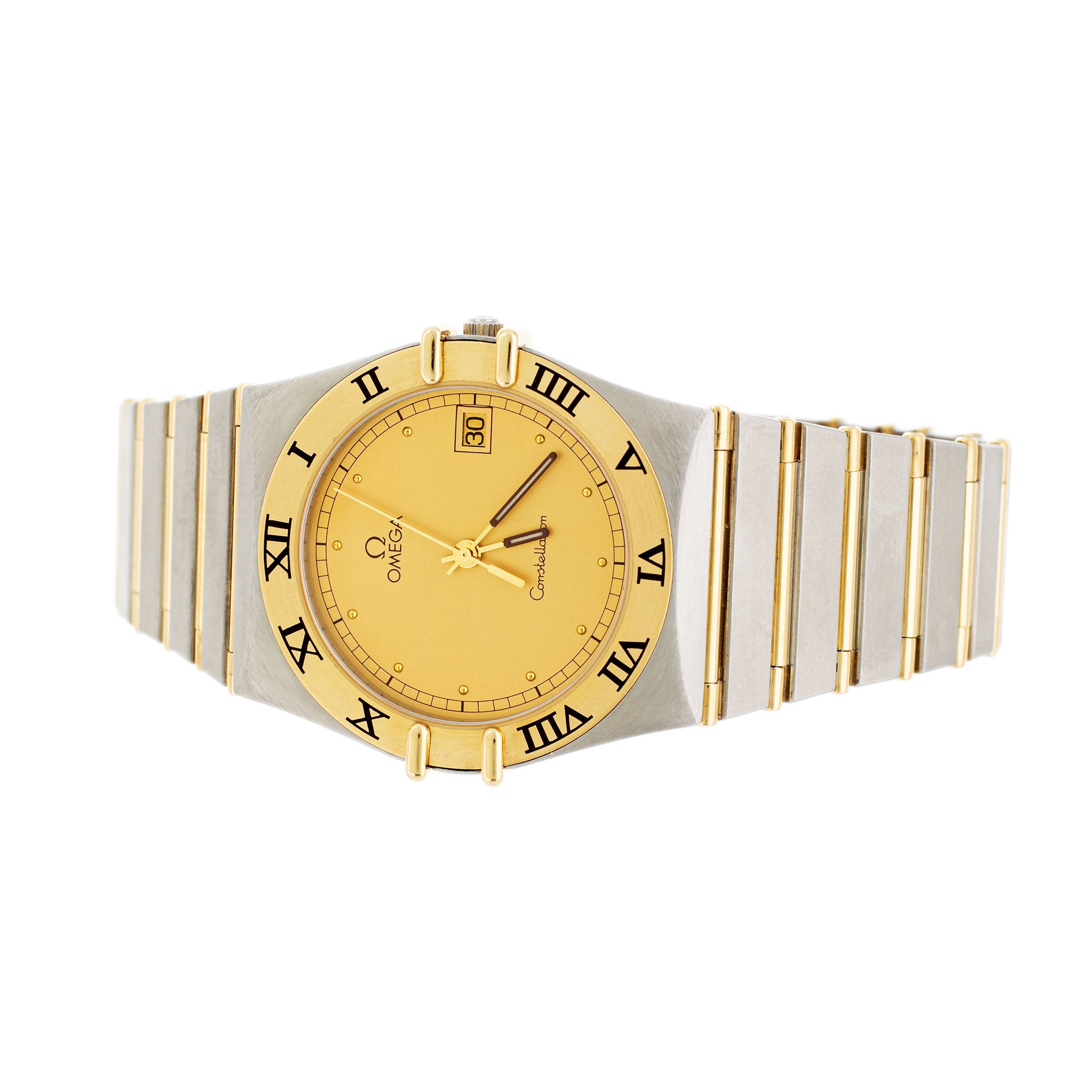 Omega Constellation Yellow Gold & Stainless Steel Gold Dial 34mm 1212.10.00