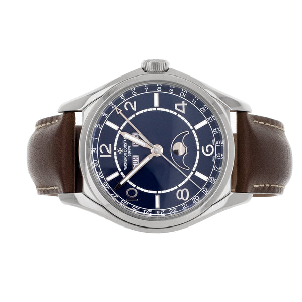 Vacheron Constantin Fiftysix Complete Calendar Blue 40mm 4000E/000A-B548 Full Set