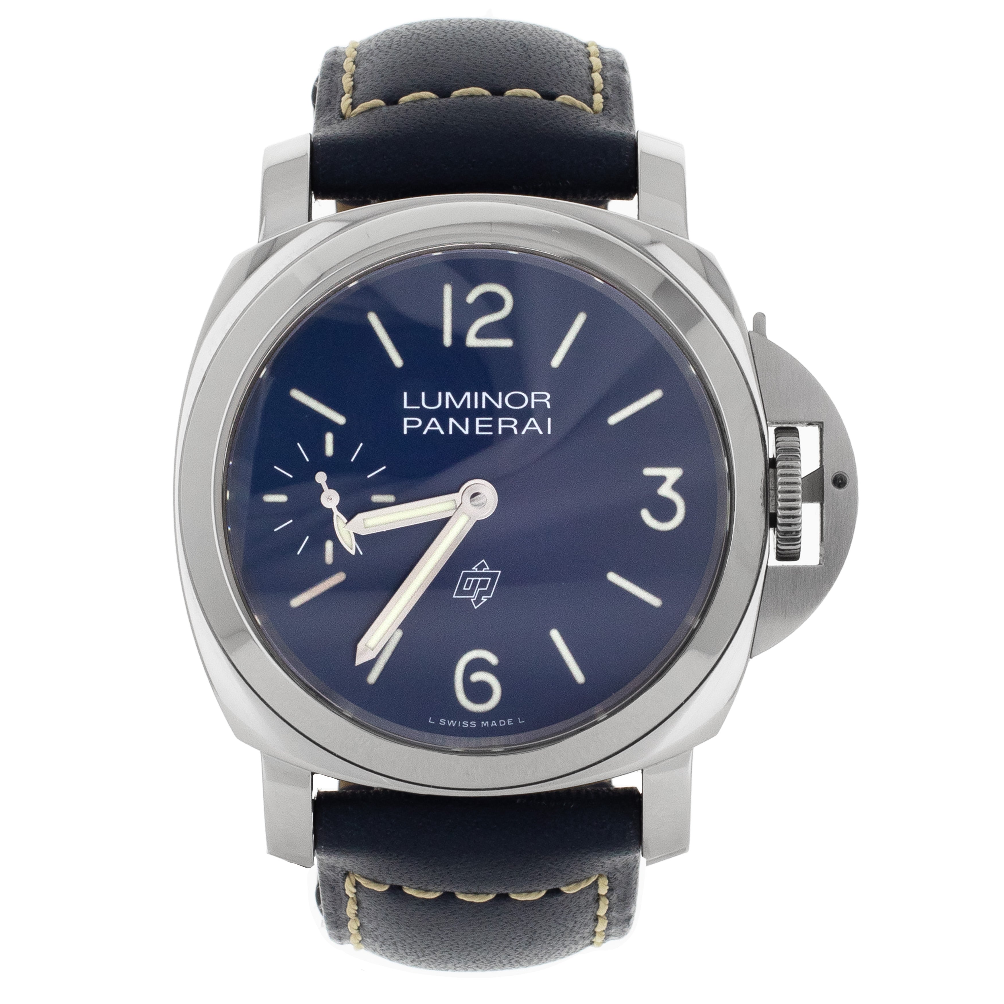 Panerai Luminor Blu Mare Stainless Steel Blue dial Manual 44mm PAM0108