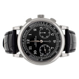 A. Lange & Sohne 1815 Chronograph White Gold Black Dial 39.5mm 414.028 Full Set