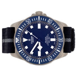 Tudor Pelagos FXD Titanium Blue Dial Fabric Nato 42mm 25707B/23 Full Set