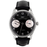 IWC Portugieser Automatic Stainless Steel Black Dial 42mm IW500001 Box Only