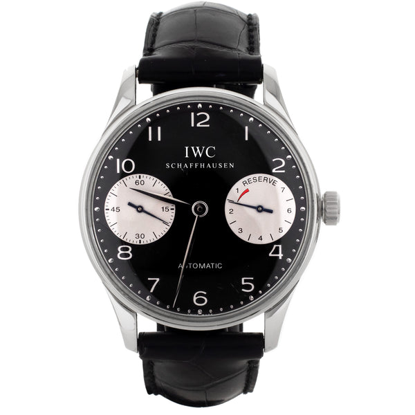 IWC Portugieser Automatic Stainless Steel Black Dial 42mm IW500001 Box Only