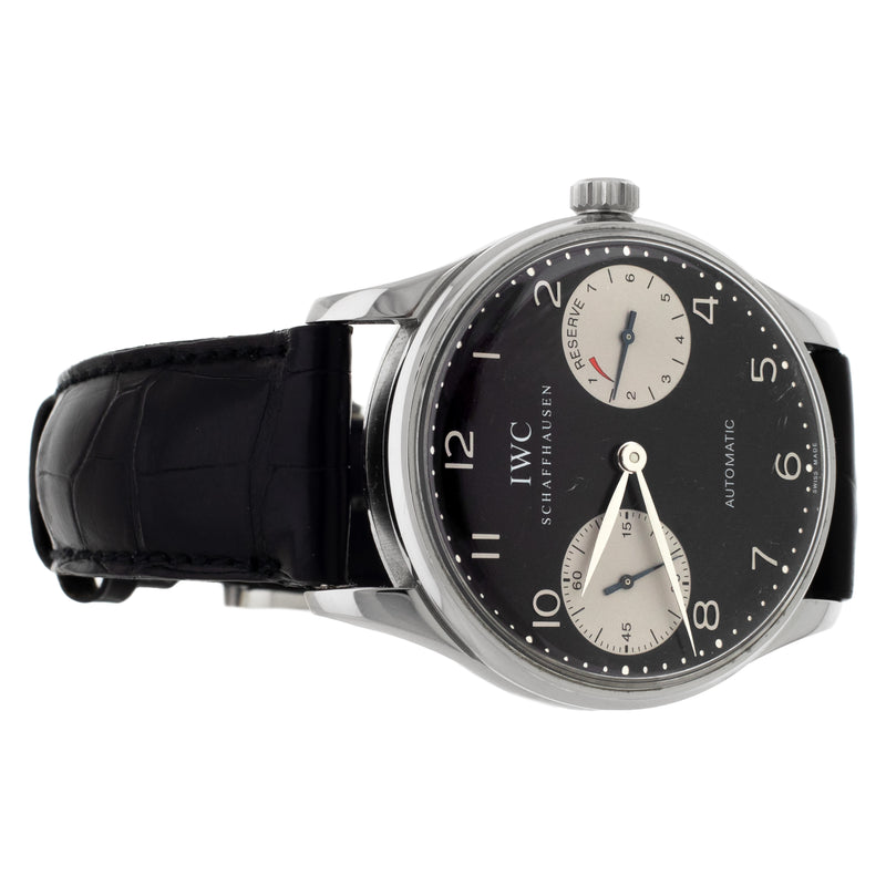 IWC Portugieser Automatic Stainless Steel Black Dial 42mm IW500001 Box Only