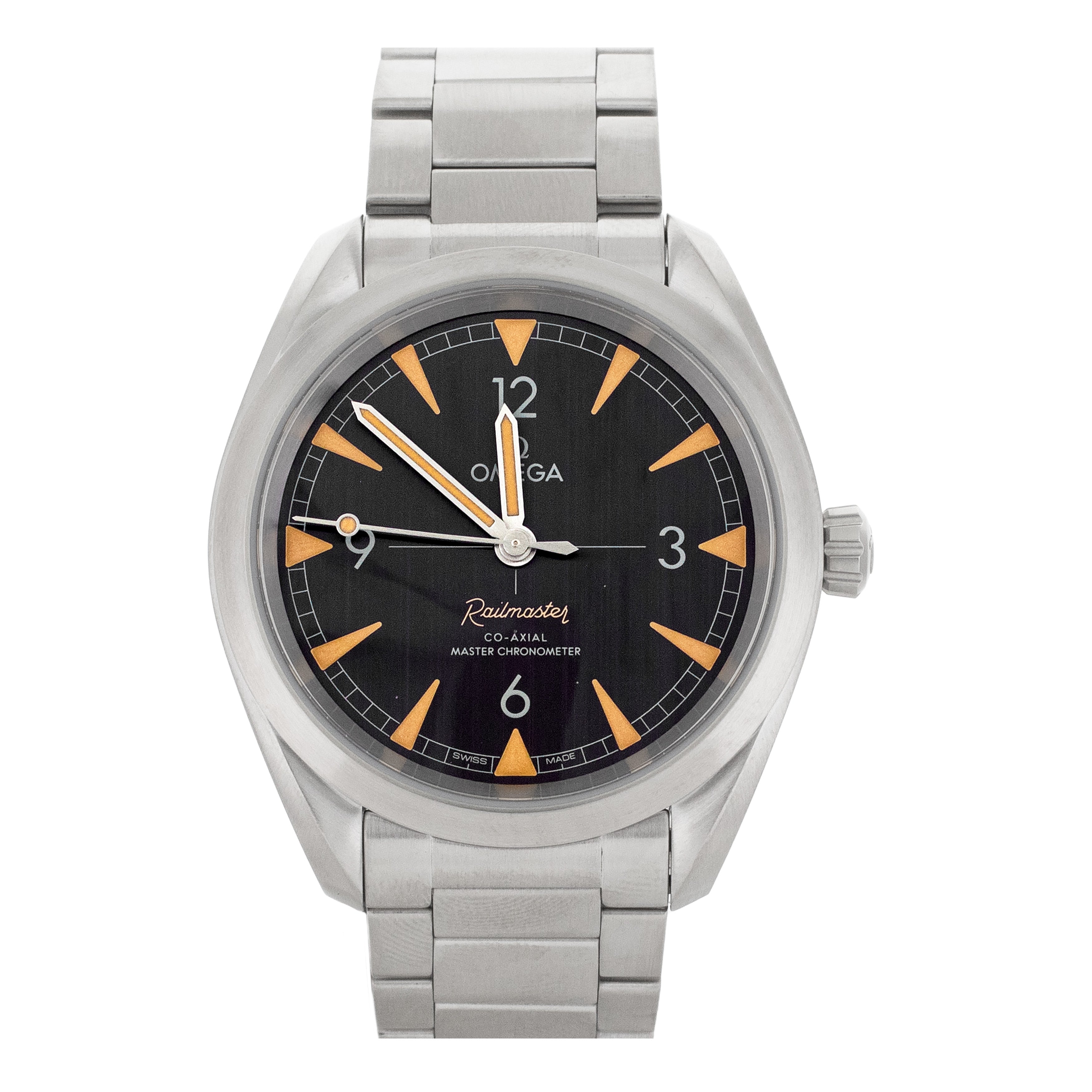 Pre owned hotsell omega railmaster