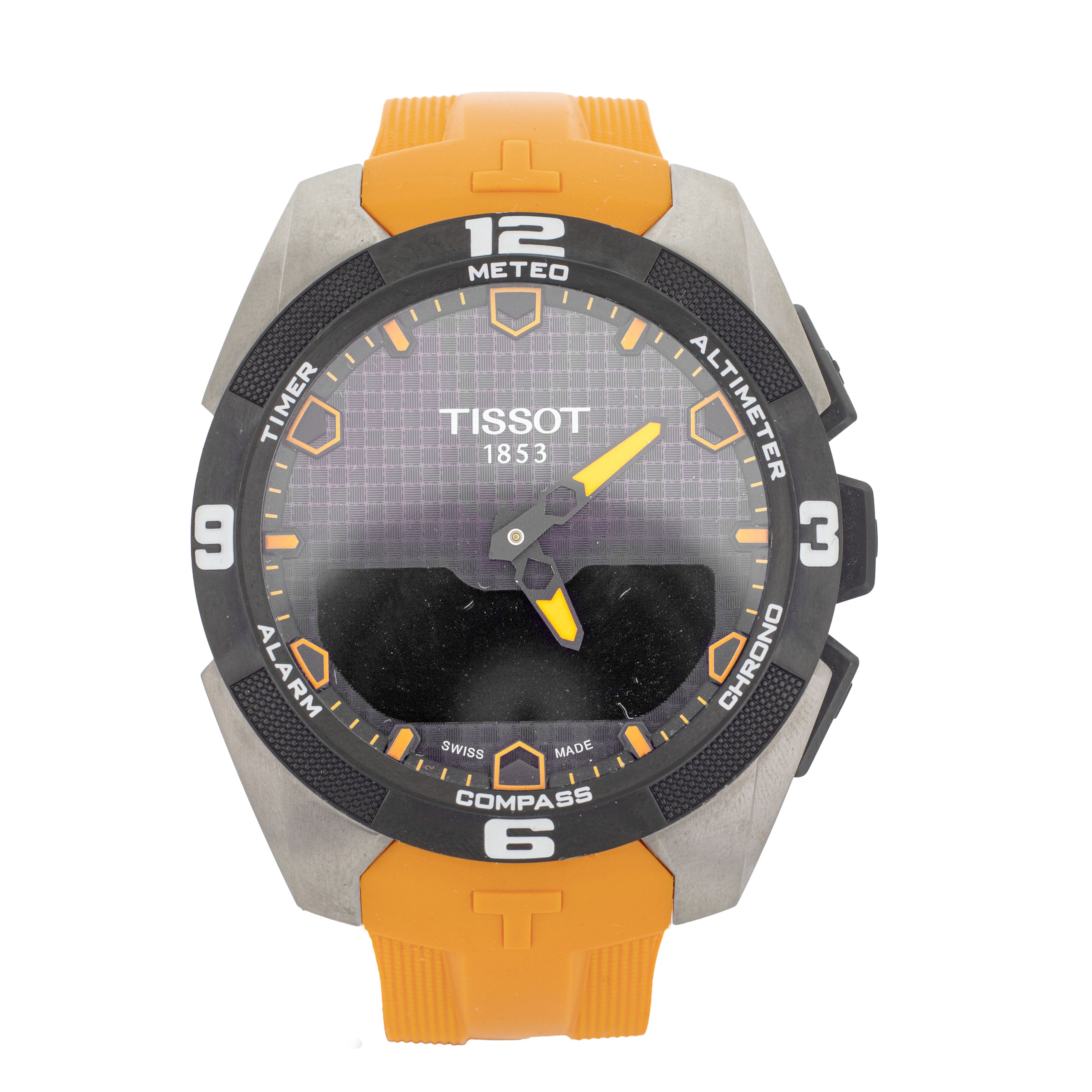 Tissot T-Touch Expert Solar Titanium Purple Dial 45mm T091420 Full Set