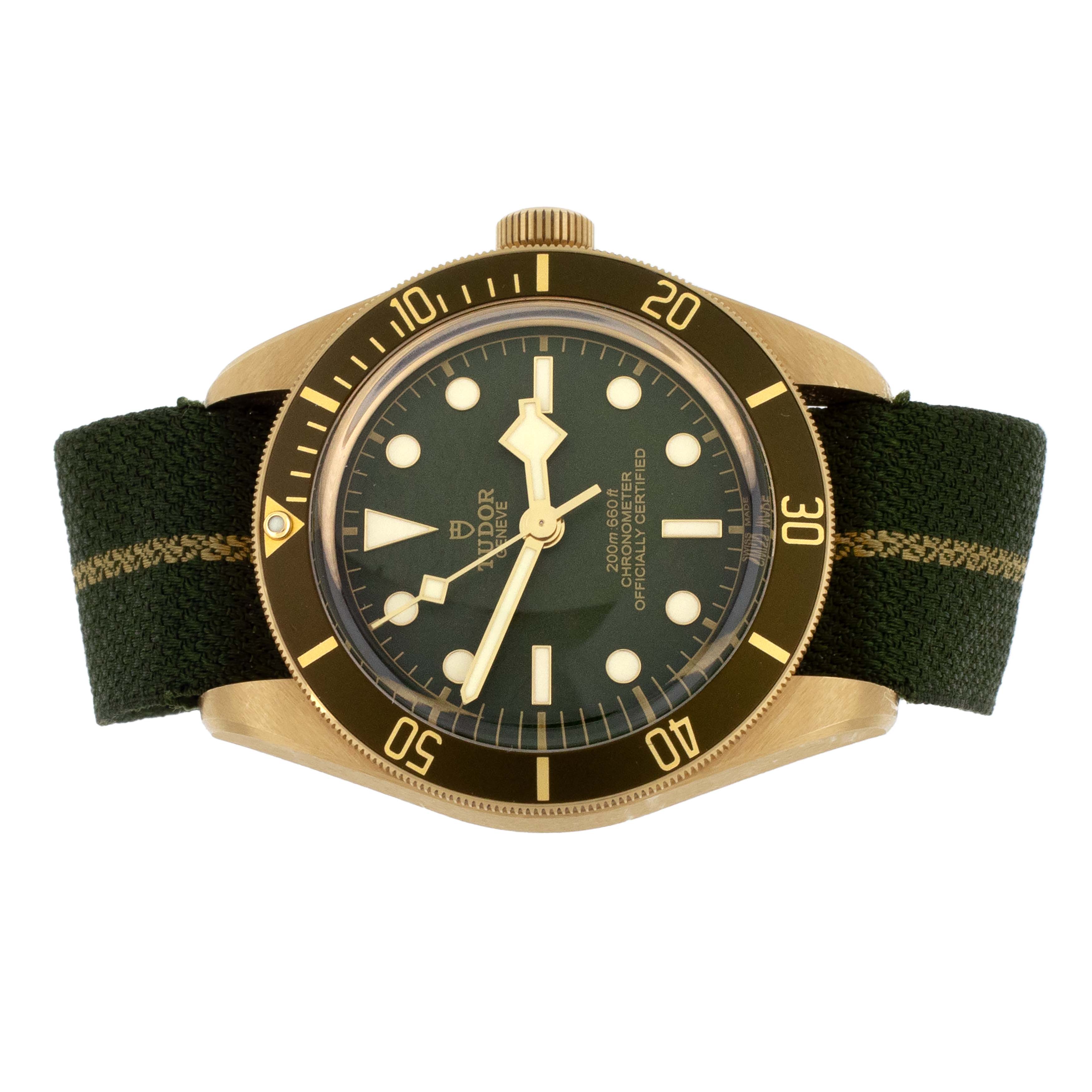 Tudor Black Bay 58 Yellow Gold Nato Strap 39mm M79018V 0001 Full Set