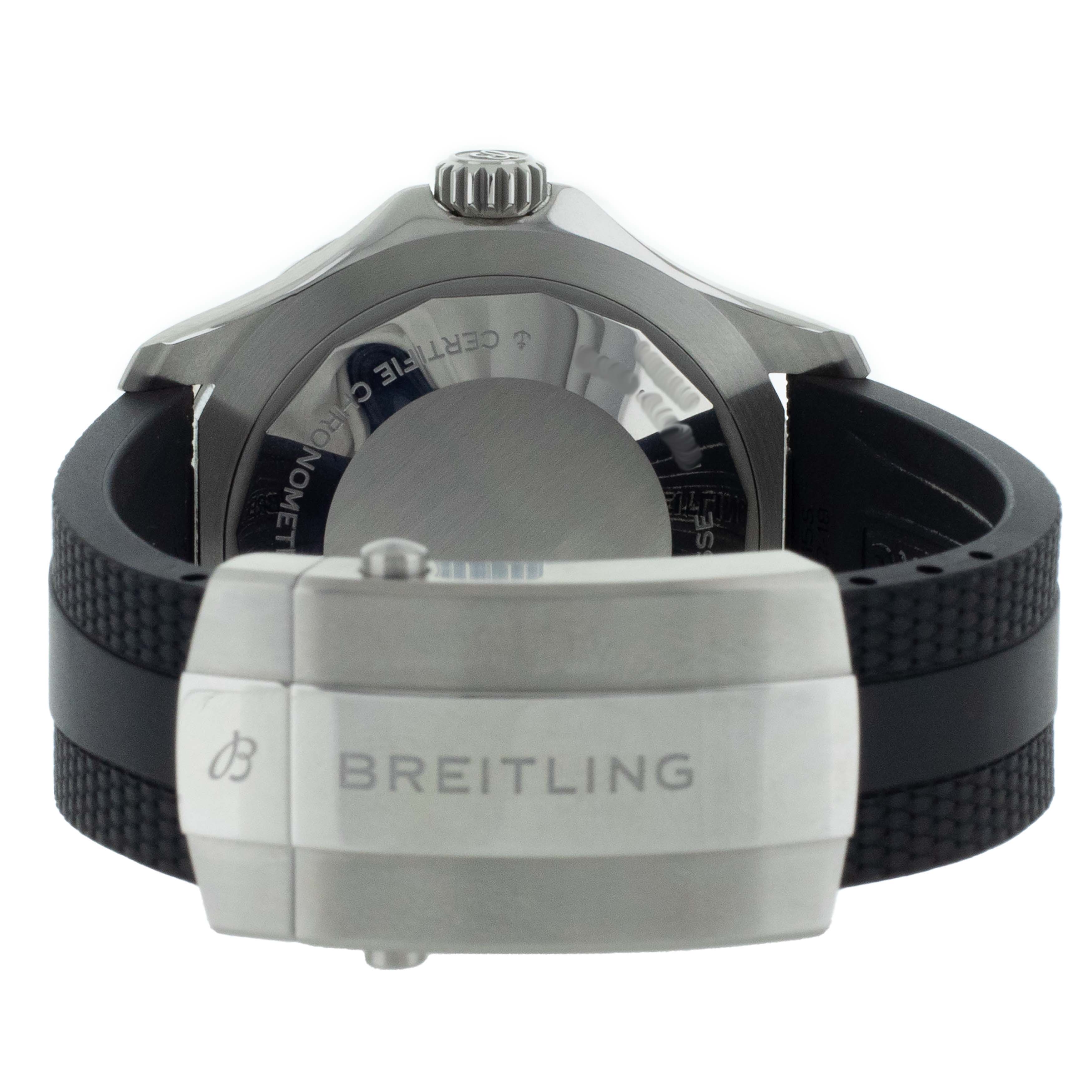 Breitling Superocean Stainless Steel Blue Dial 44mm A17376211L2S1 Full Set