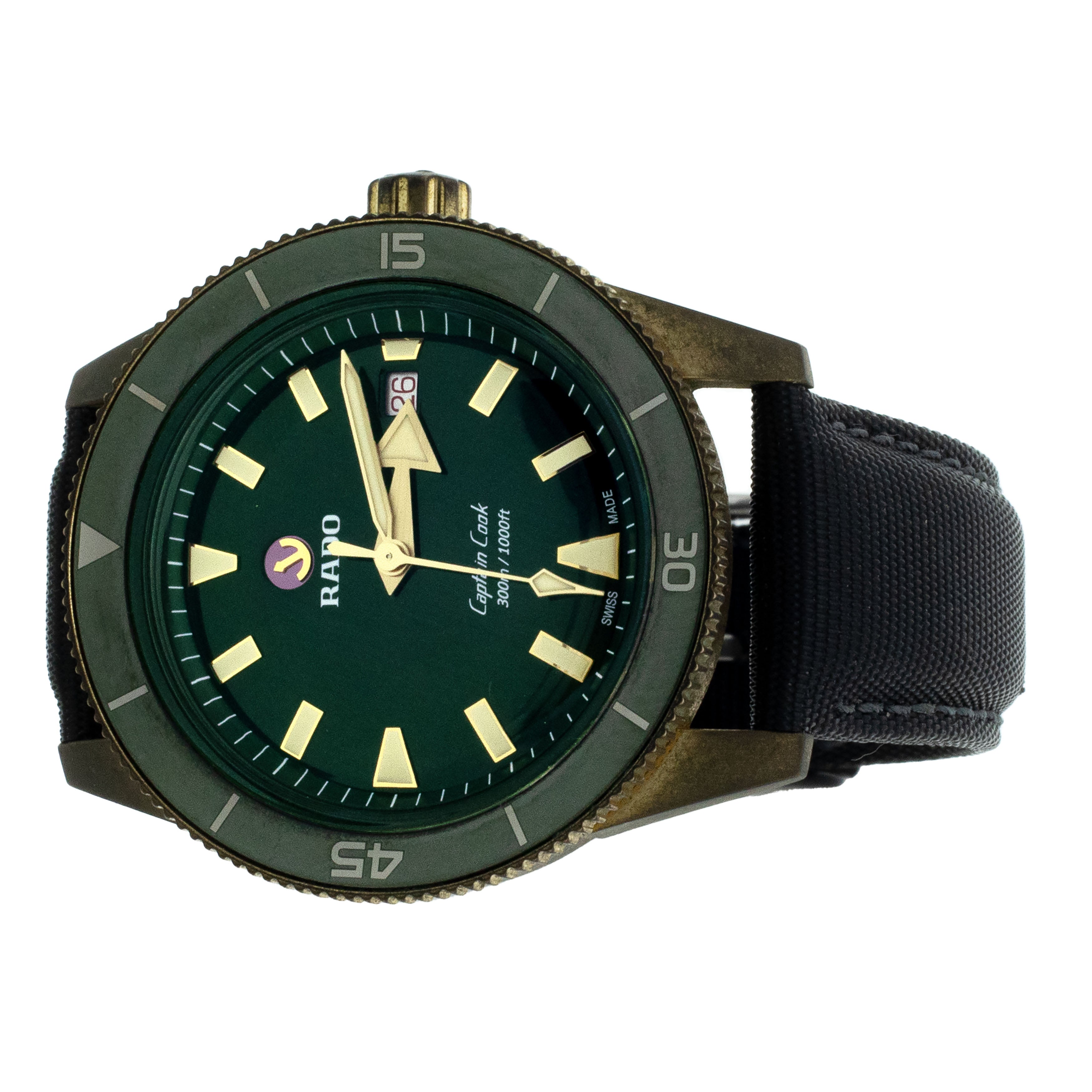 Rado captain outlet cook green dial