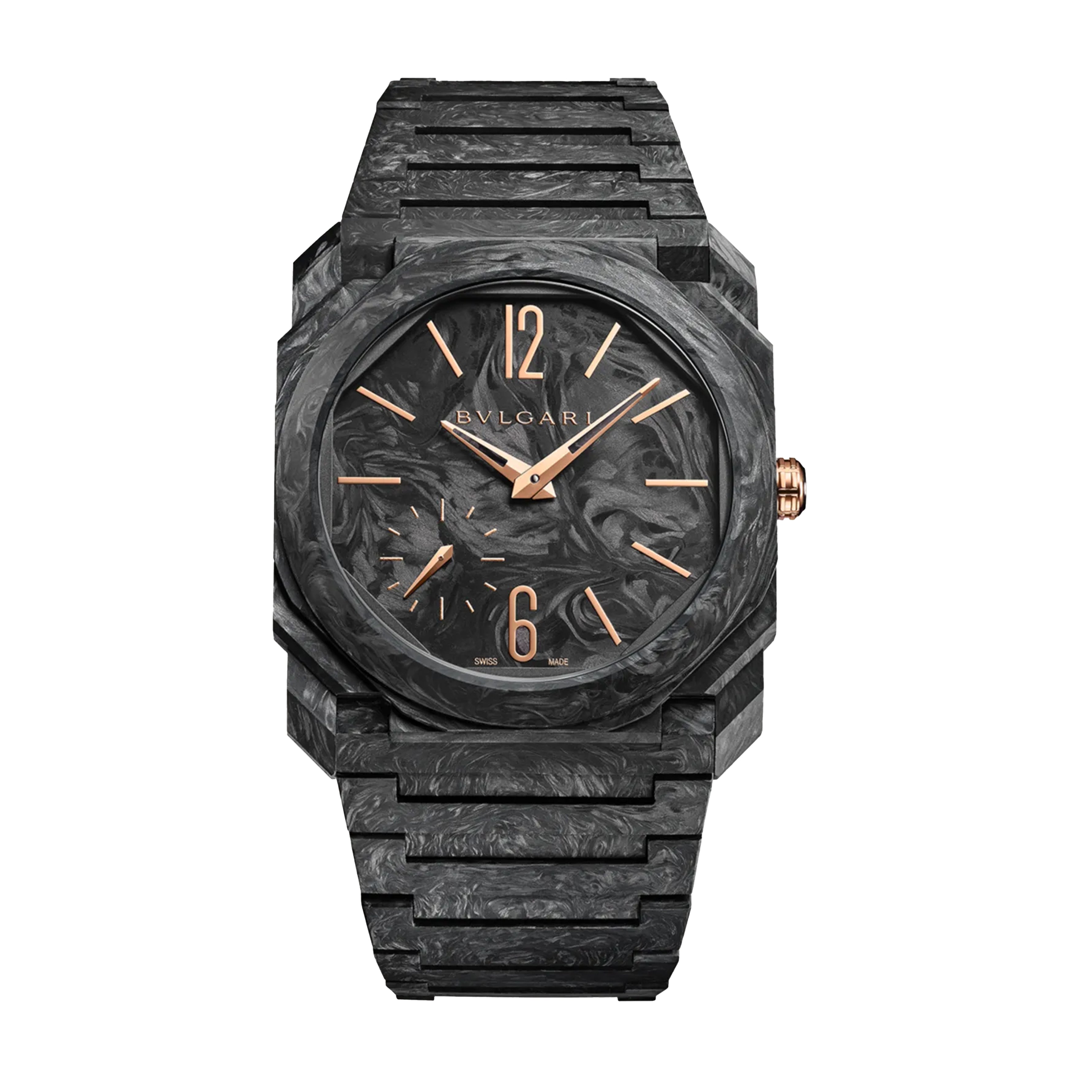 Bulgari Octo Finissimo CarboGold Automatic Watch, 40mm Black DIal, 103779