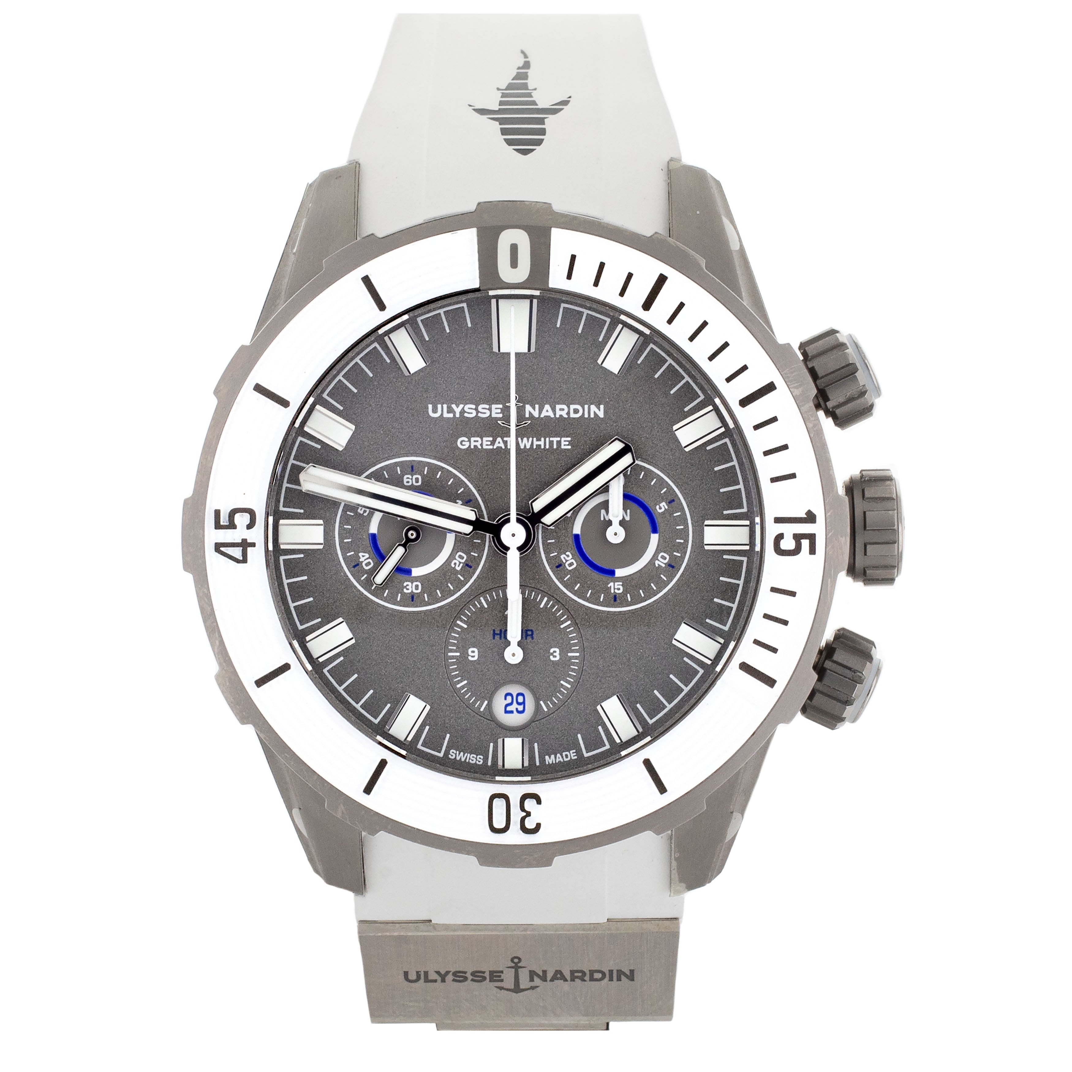 Ulysse Nardin Diver Chronograph Great White Titanium 44mm 1503 170LE 1