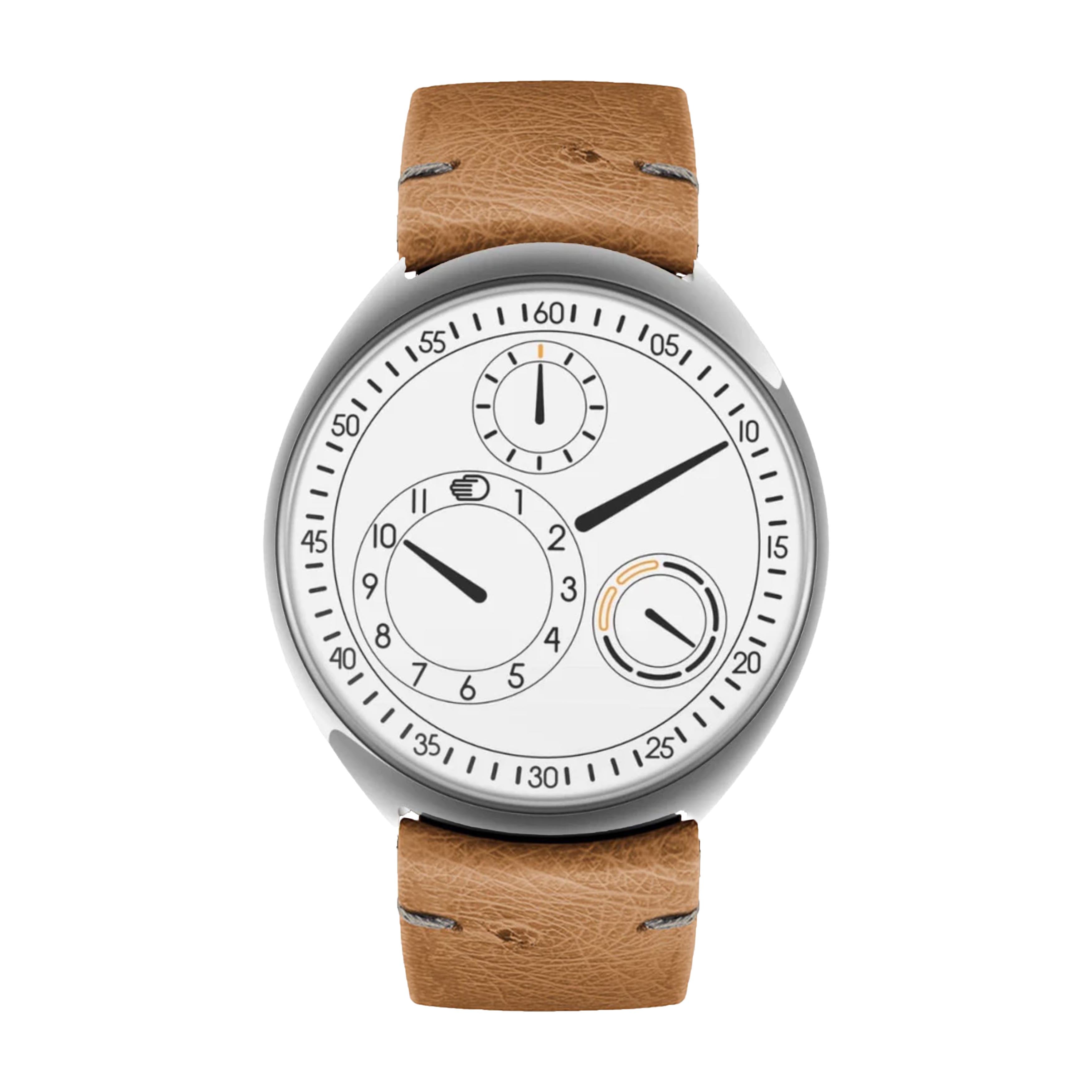 Ressence Type 1 Slim Watch , 42mm White Dial, Type 1.3 SLIM W