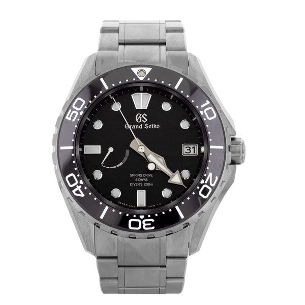 Grand Seiko Evolution 9 Diver's 200m Titanium Black Dial 43mm SLGA015