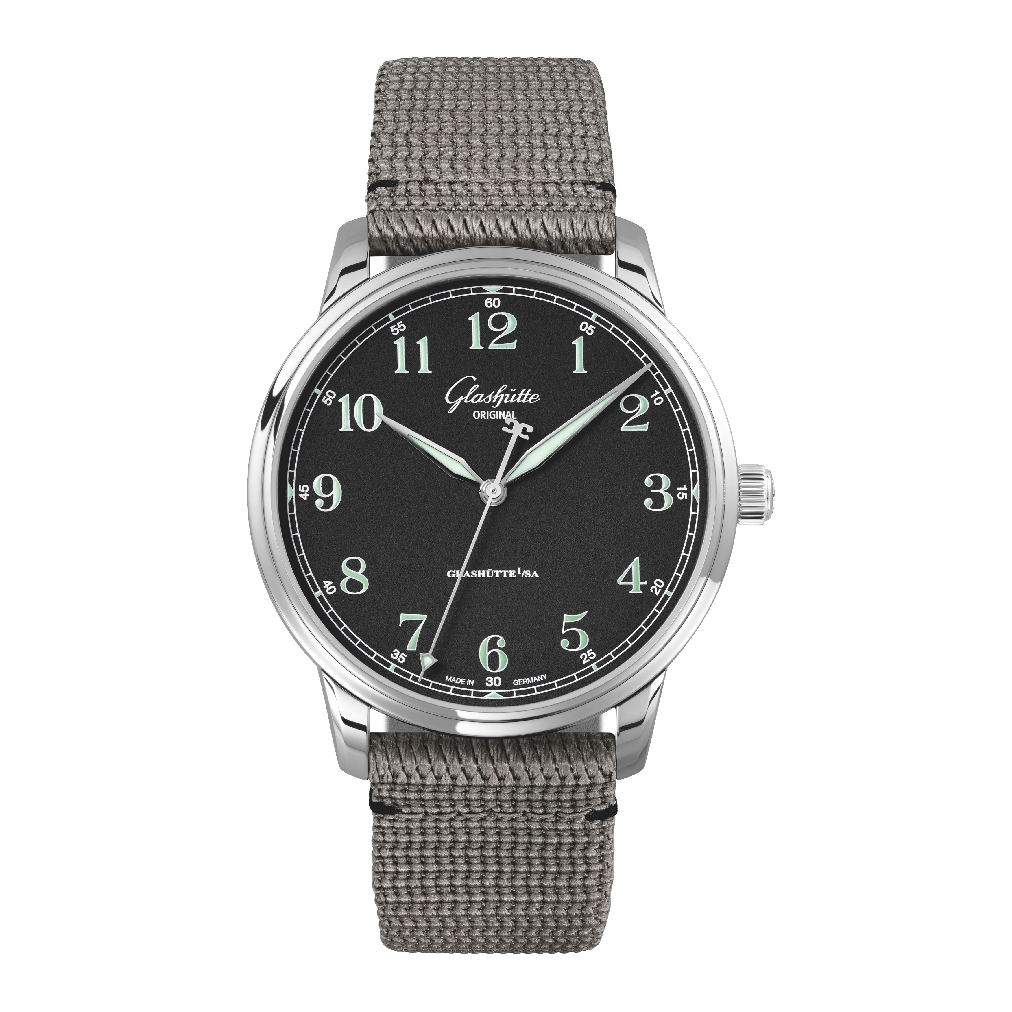 Glashutte Original SENATOR EXCELLENCE Watch, 40MM Black Dial, 1-36-01-03-02-66