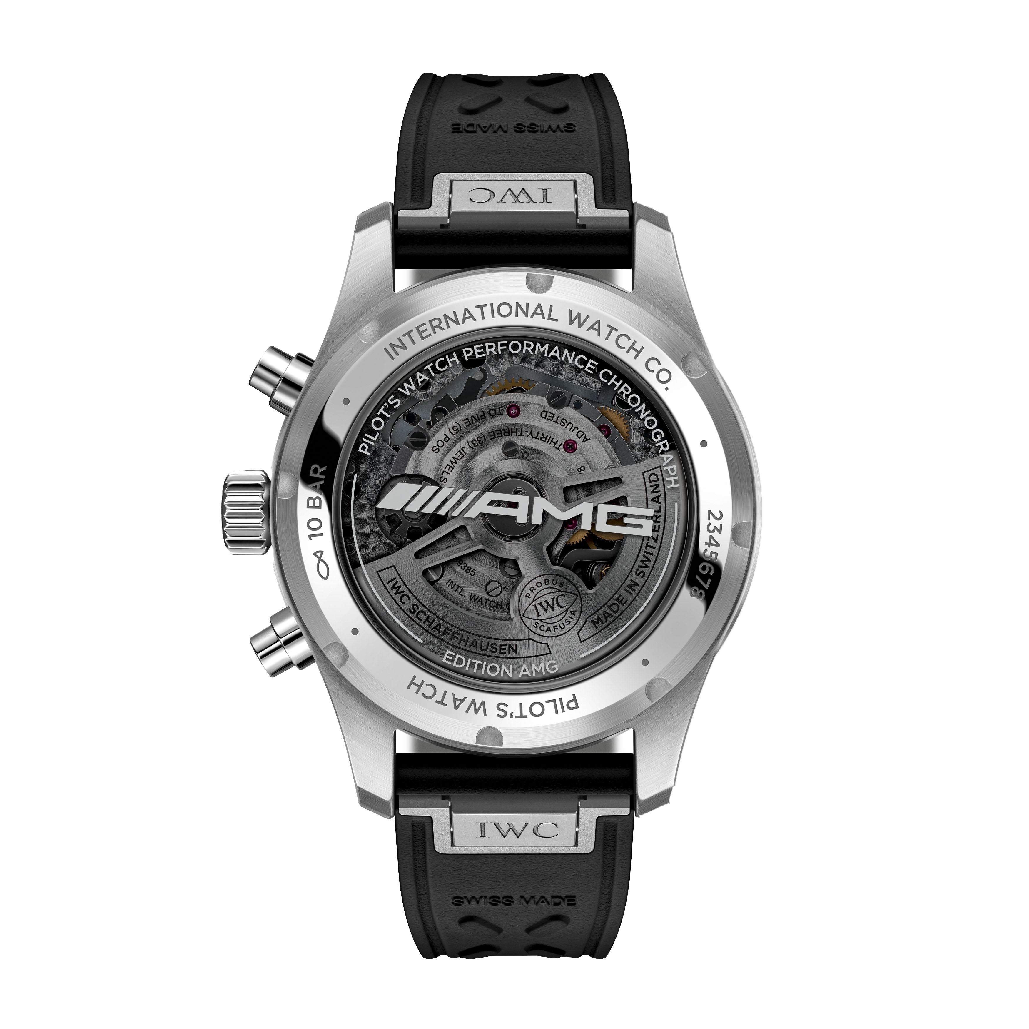 IWC Pilot's Watch Performance Chronograph 41 AMG Watch, 41mm Black Dial, IW388305
