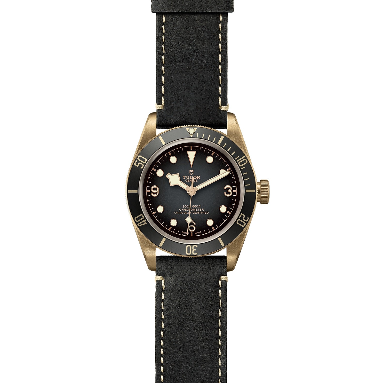 Tudor Black Bay Bronze Watch, 43mm Black Dial, M79250BA-0001