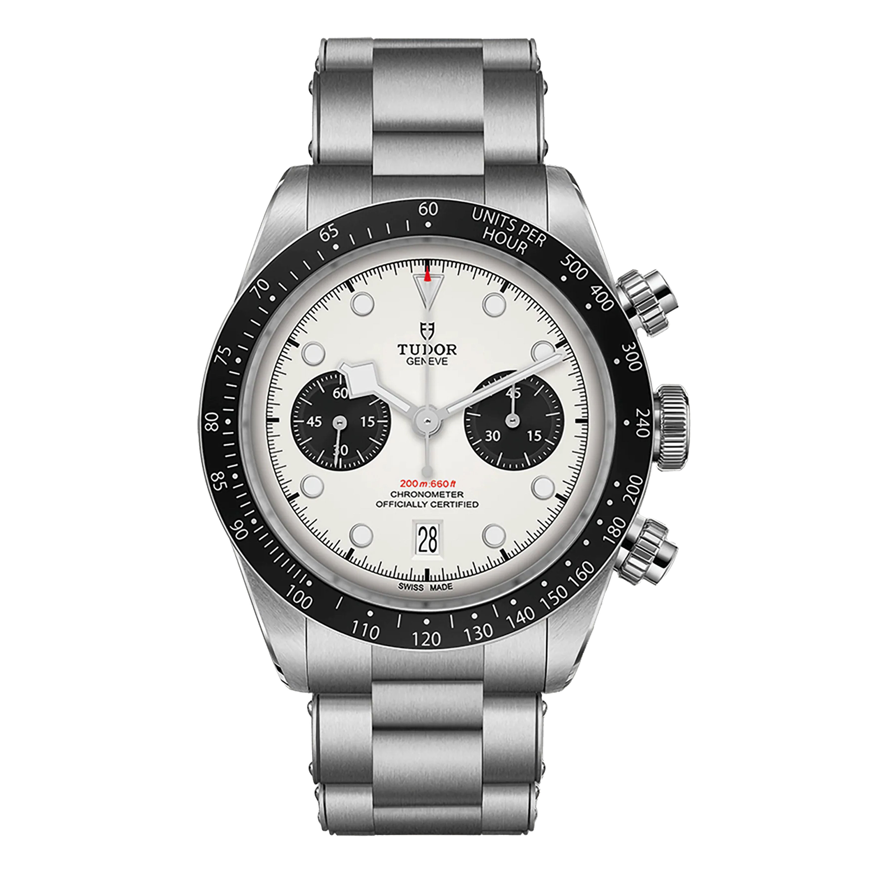Tudor Black Bay Chrono Watch, 41mm White Dial, M79360N-0002